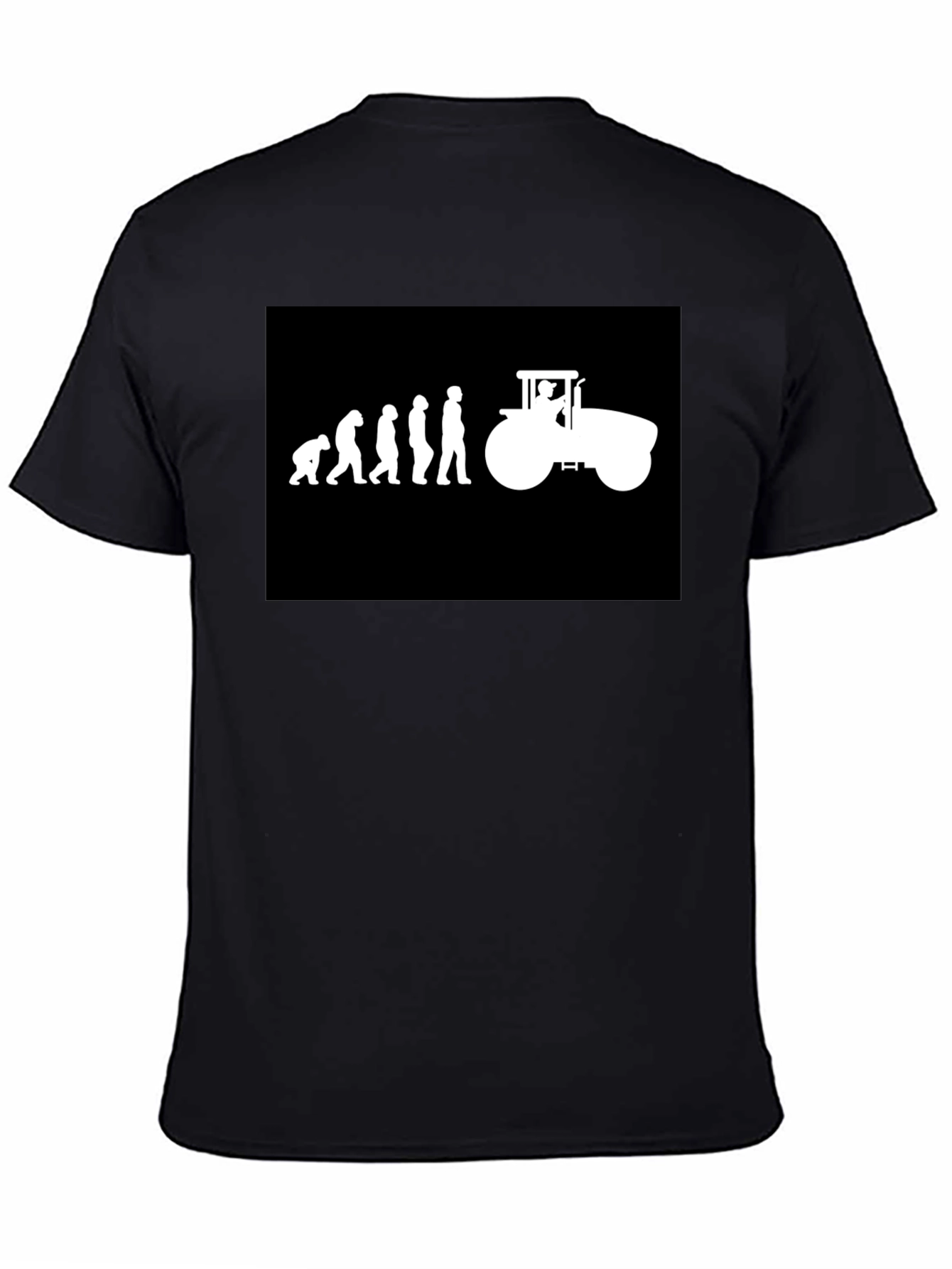 Evolution to Tractor Black T-Shirt