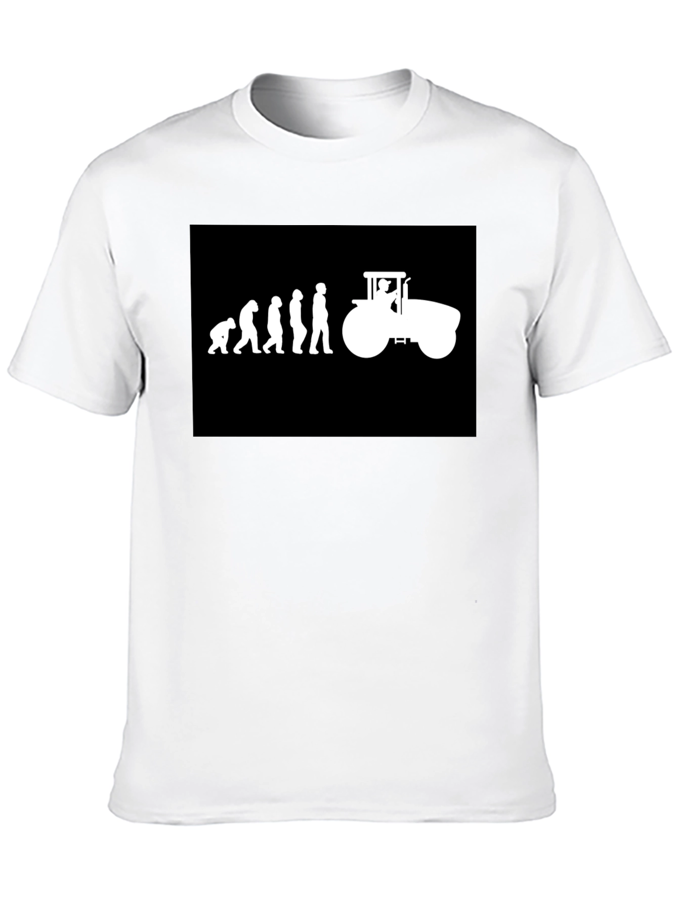 Evolution to Tractor Black T-Shirt