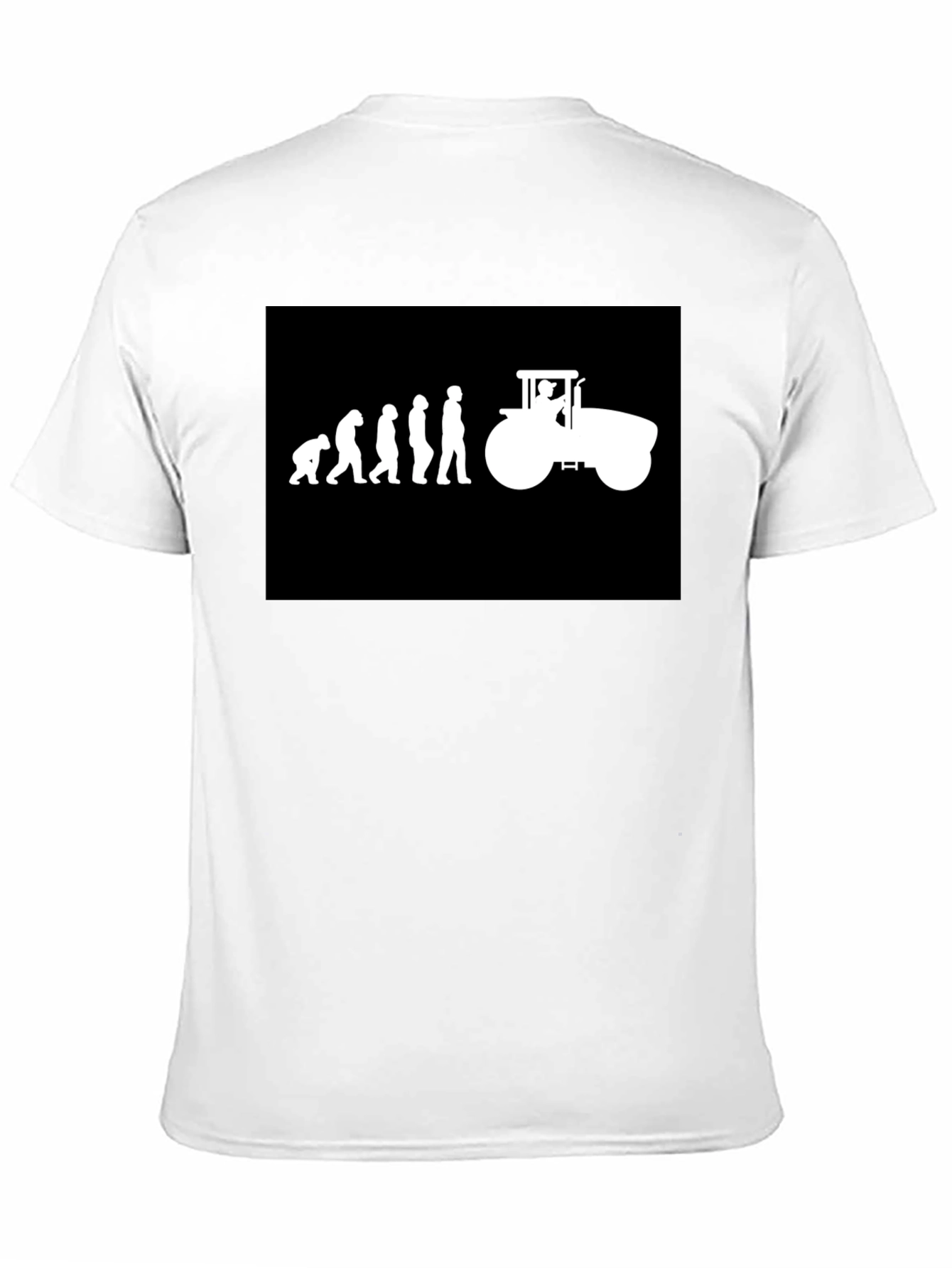 Evolution to Tractor Black T-Shirt
