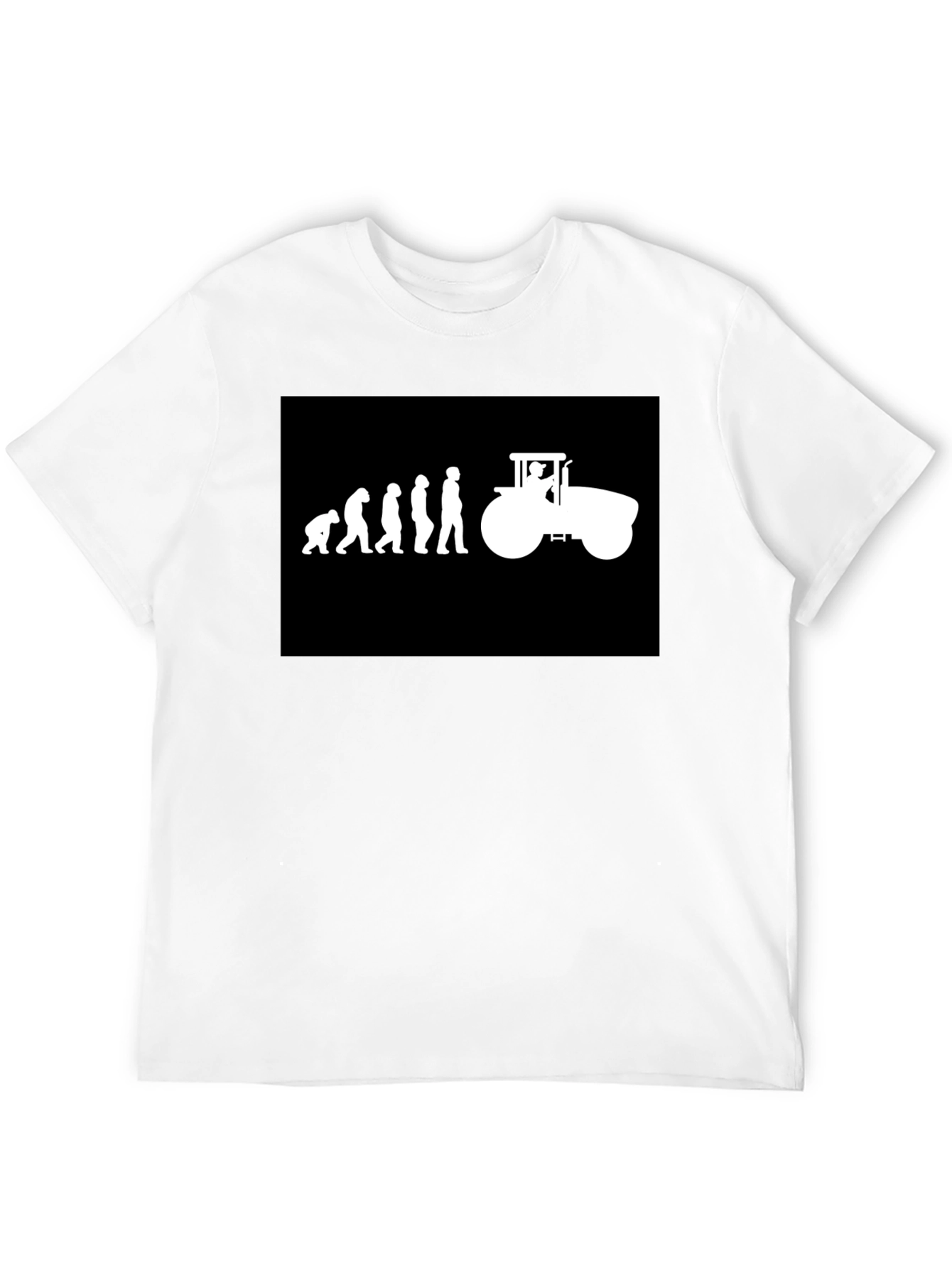 Evolution to Tractor Black T-Shirt