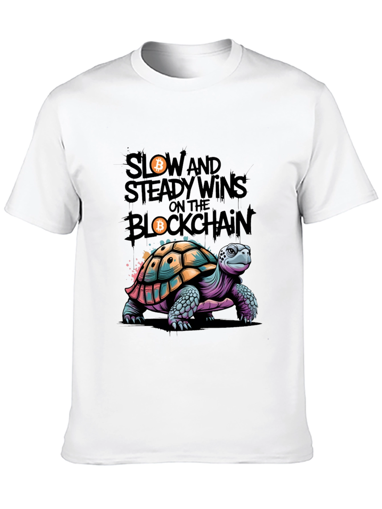 Slow and Steady Crypto Turtle T-Shirt