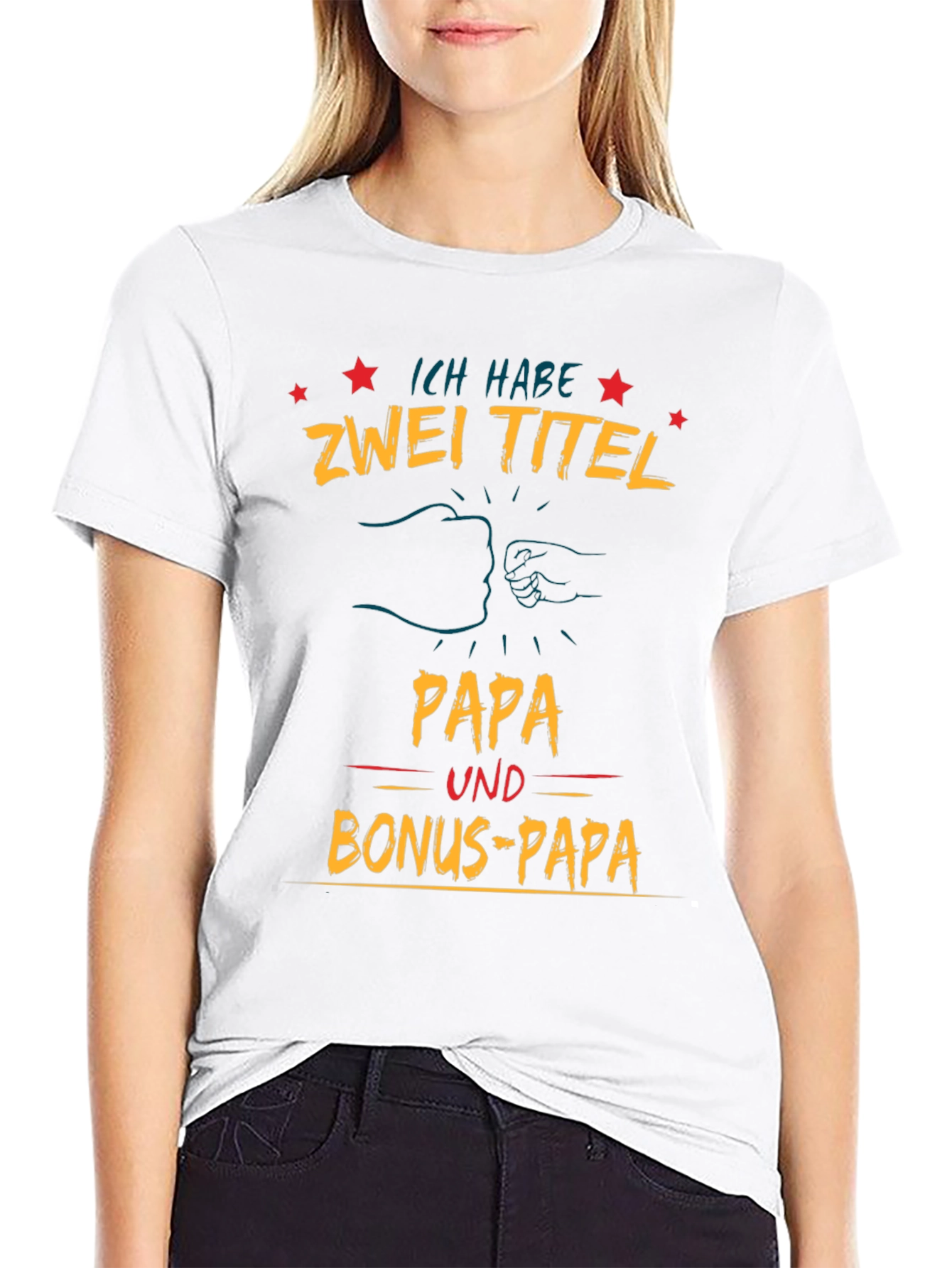 Dad & Bonus Dad T-Shirt - Fathers Day