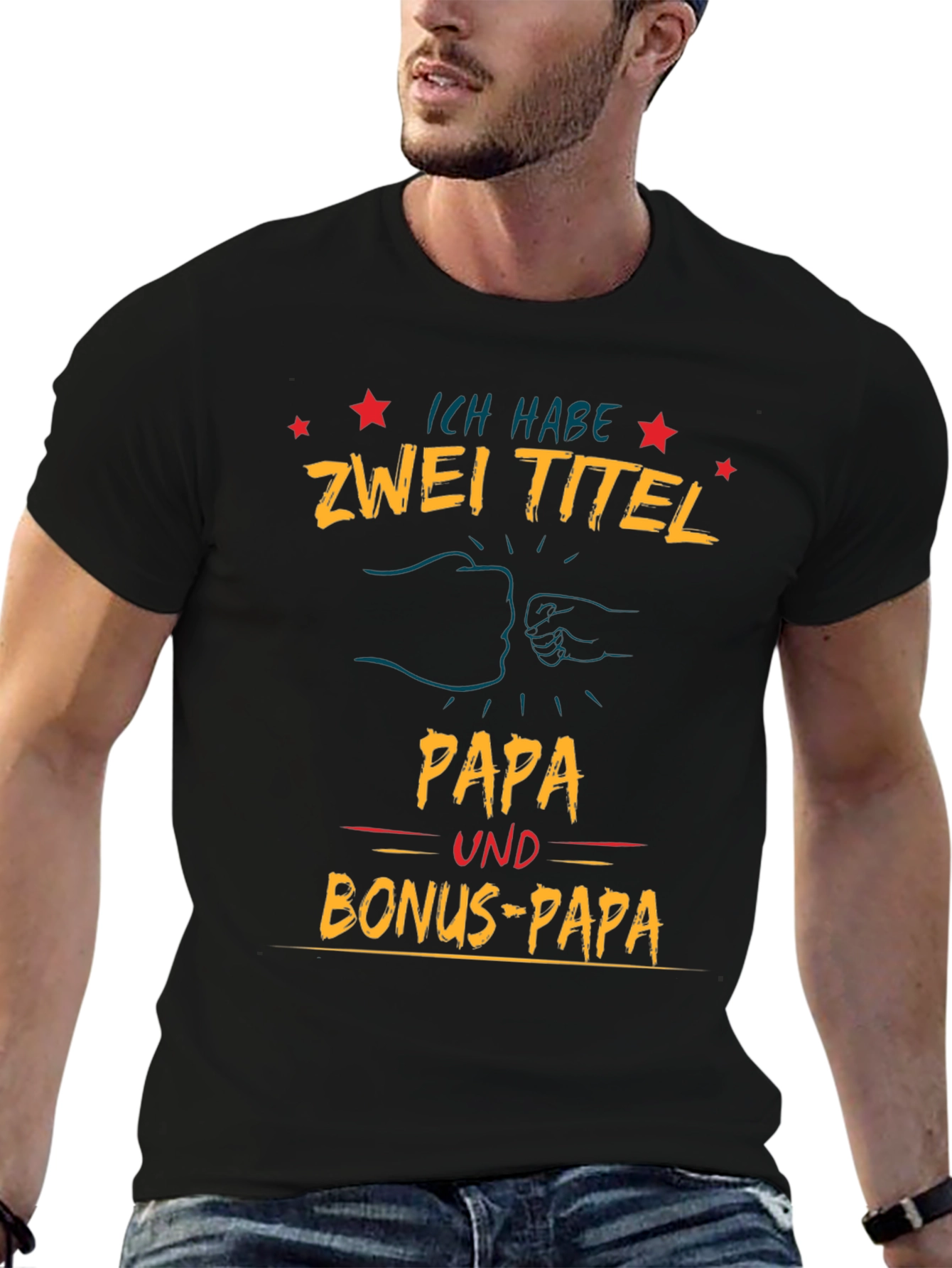 Dad & Bonus Dad T-Shirt - Fathers Day