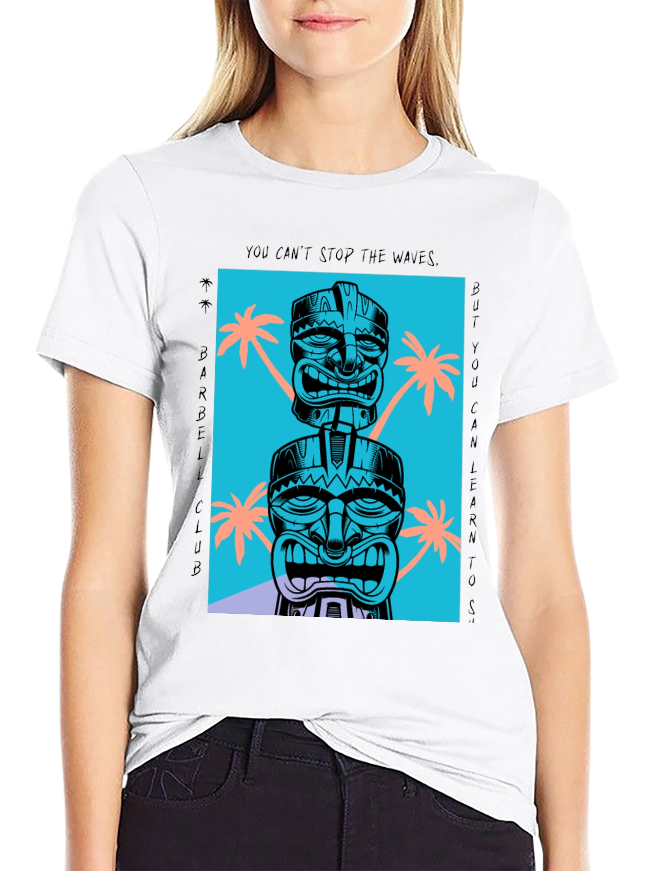 Tiki Graphic T-Shirt - Beach Barbell Club Tee