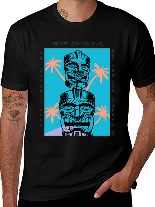 Tiki Graphic T-Shirt - Beach Barbell Club Tee