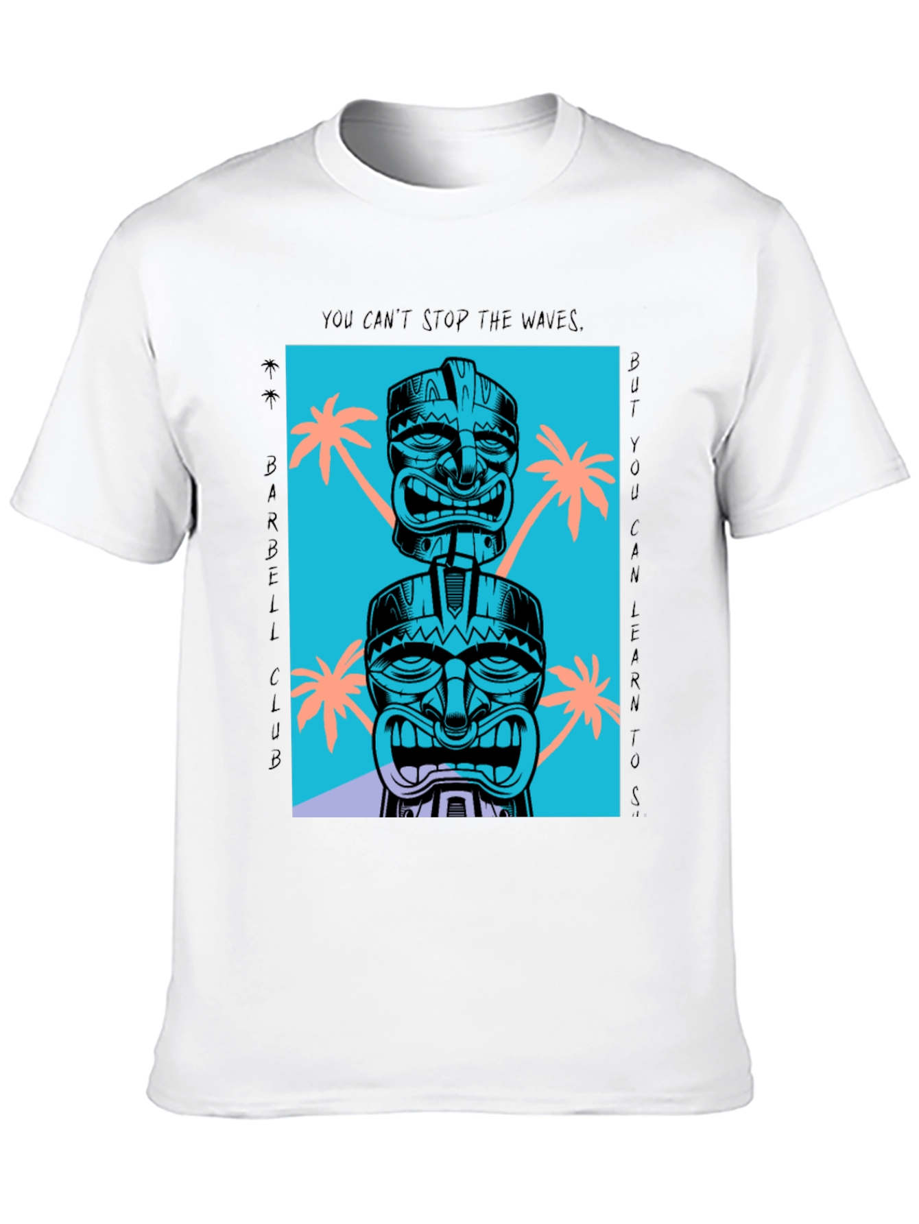 Tiki Graphic T-Shirt - Beach Barbell Club Tee