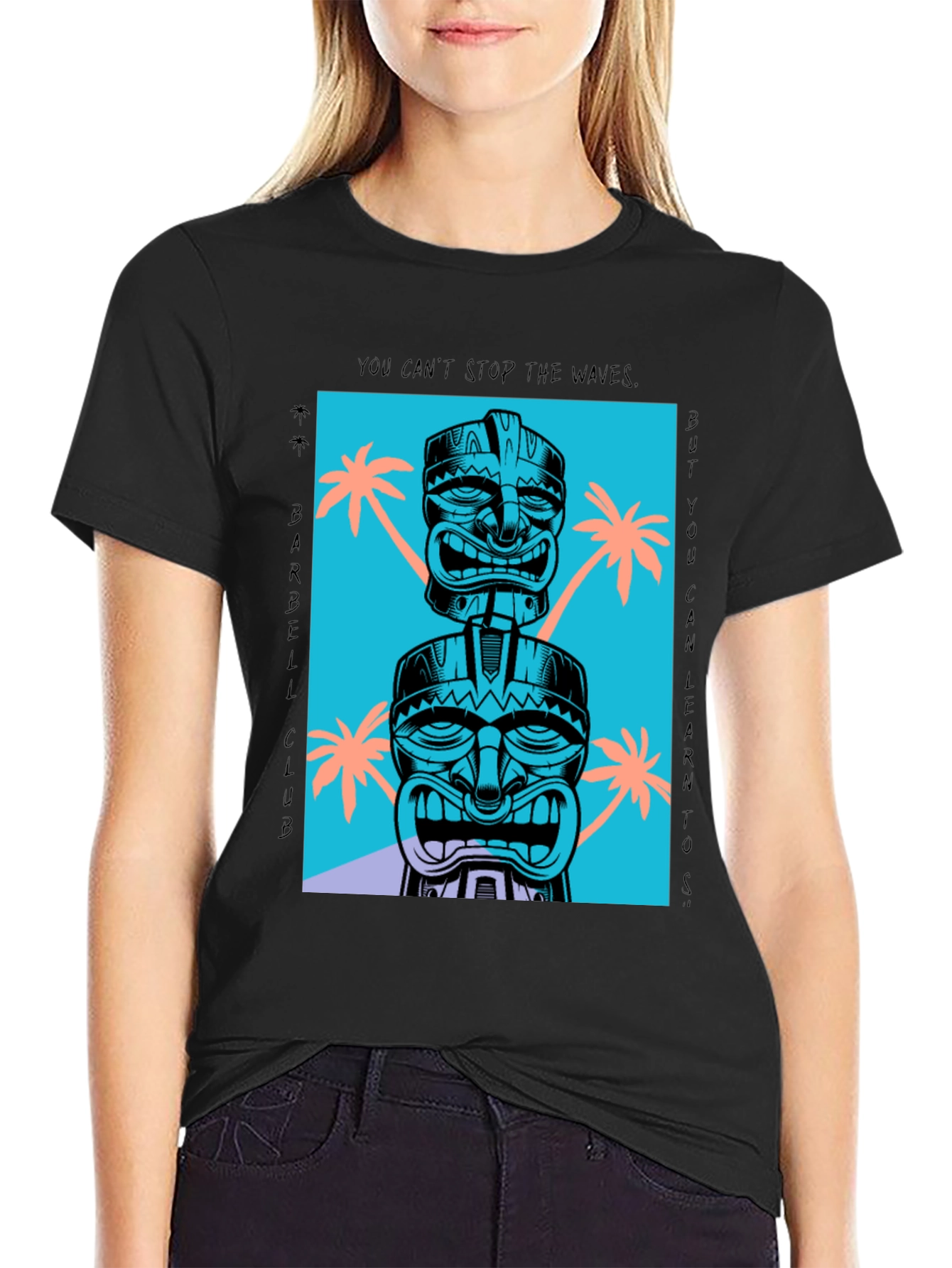 Tiki Graphic T-Shirt - Beach Barbell Club Tee