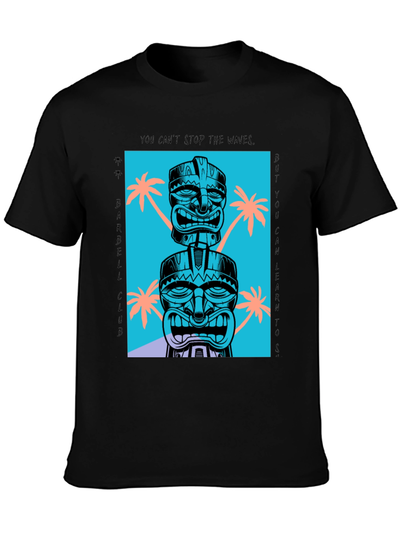 Tiki Graphic T-Shirt - Beach Barbell Club Tee