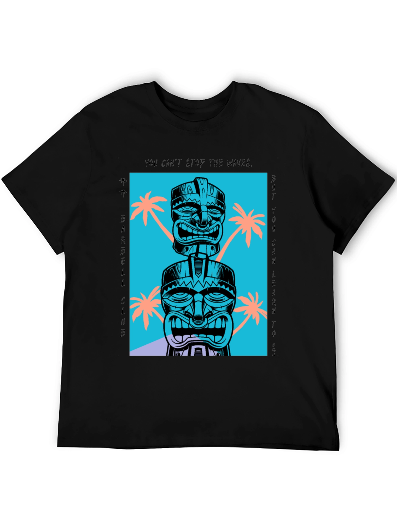 Tiki Graphic T-Shirt - Beach Barbell Club Tee