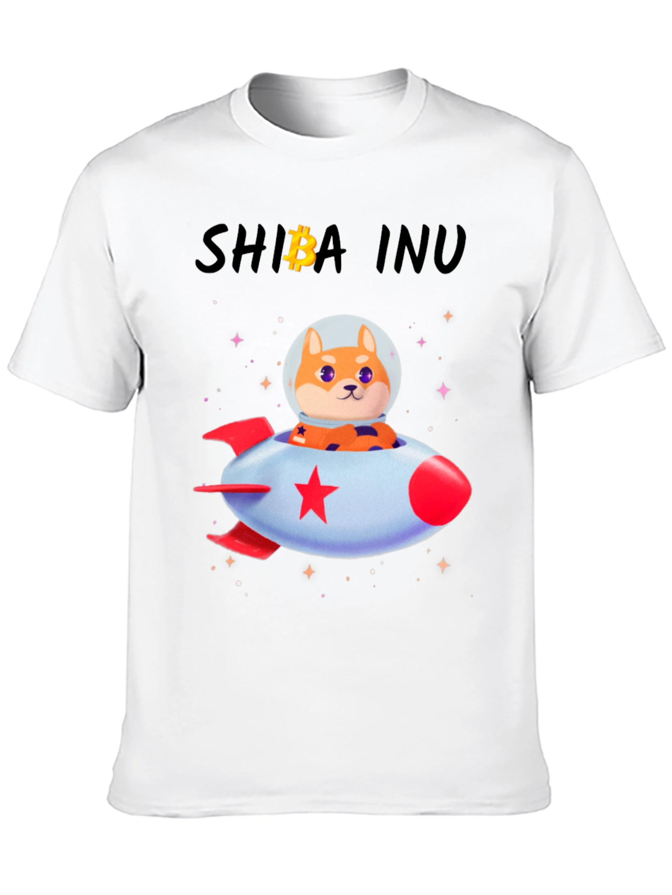 Shiba Inu Rocket T-Shirt