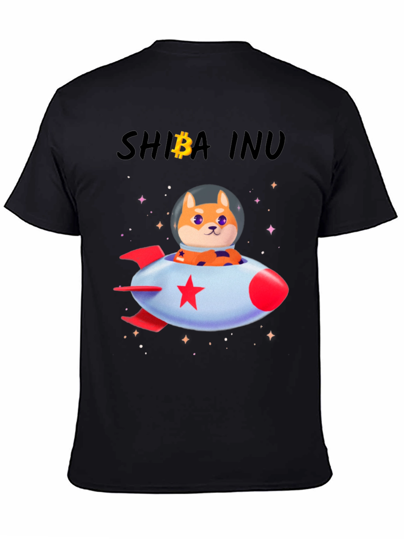 Shiba Inu Rocket T-Shirt
