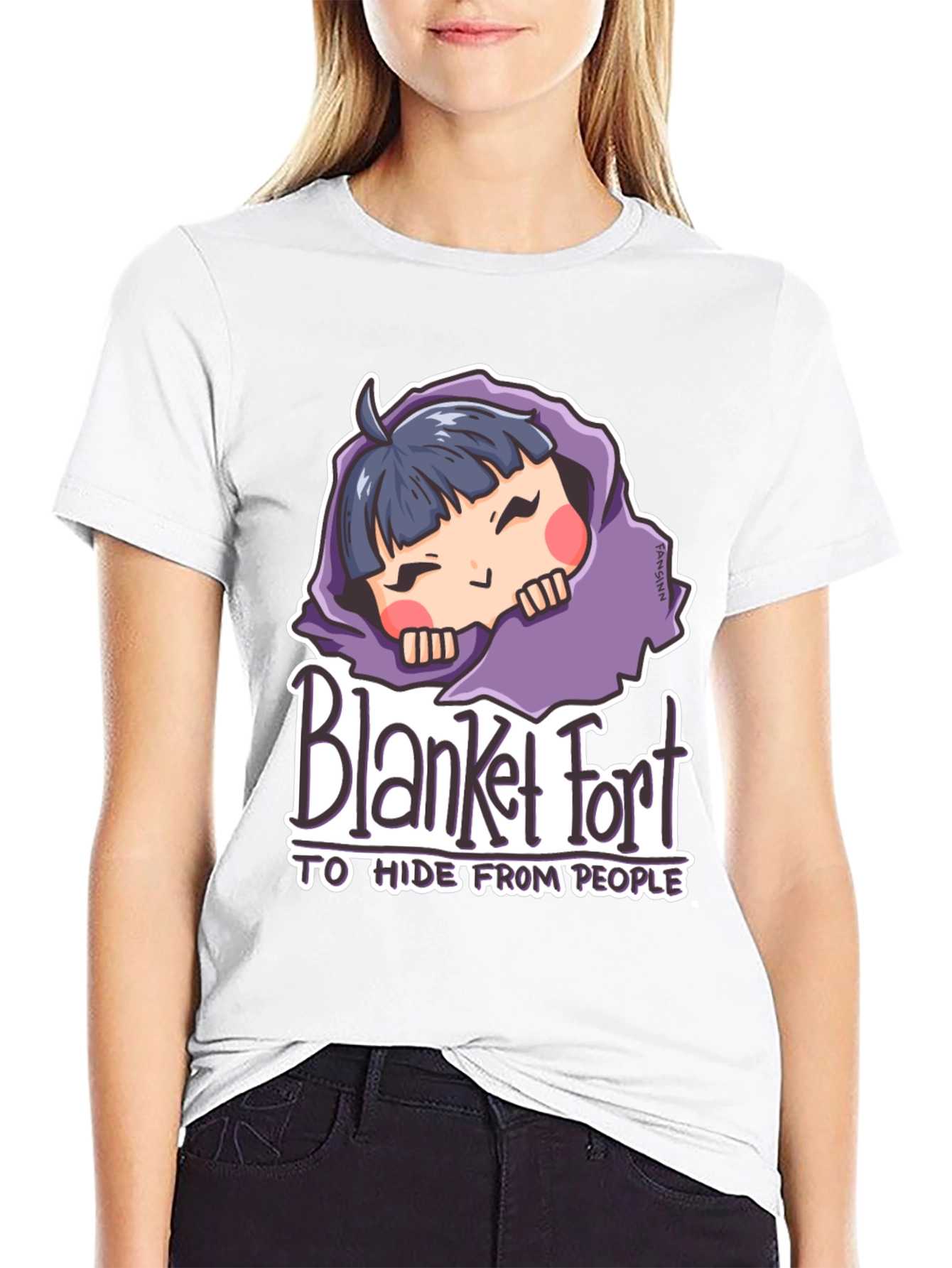 Blanket Fort T-Shirt: Hide From People Comfortably