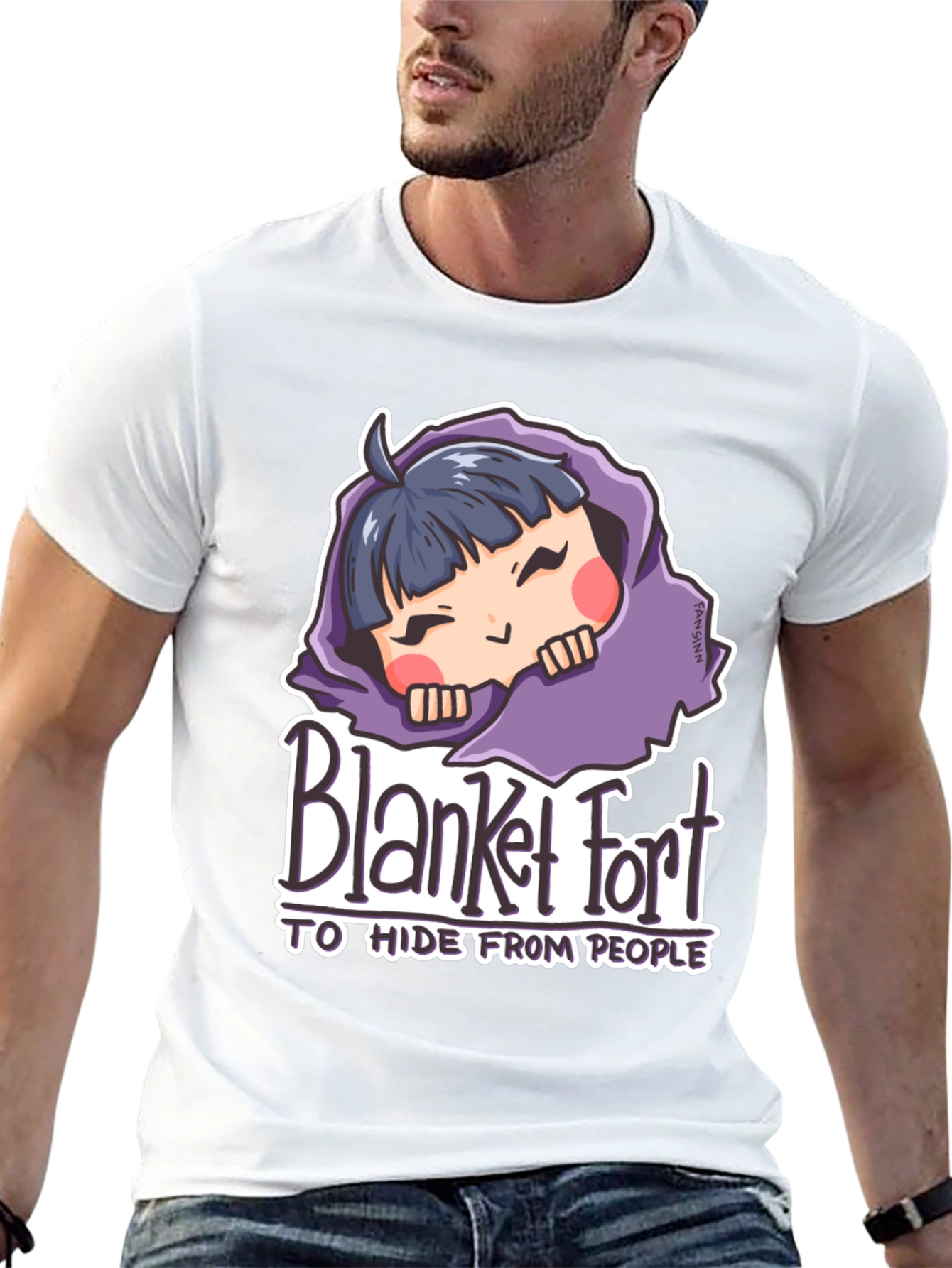 Blanket Fort T-Shirt: Hide From People Comfortably