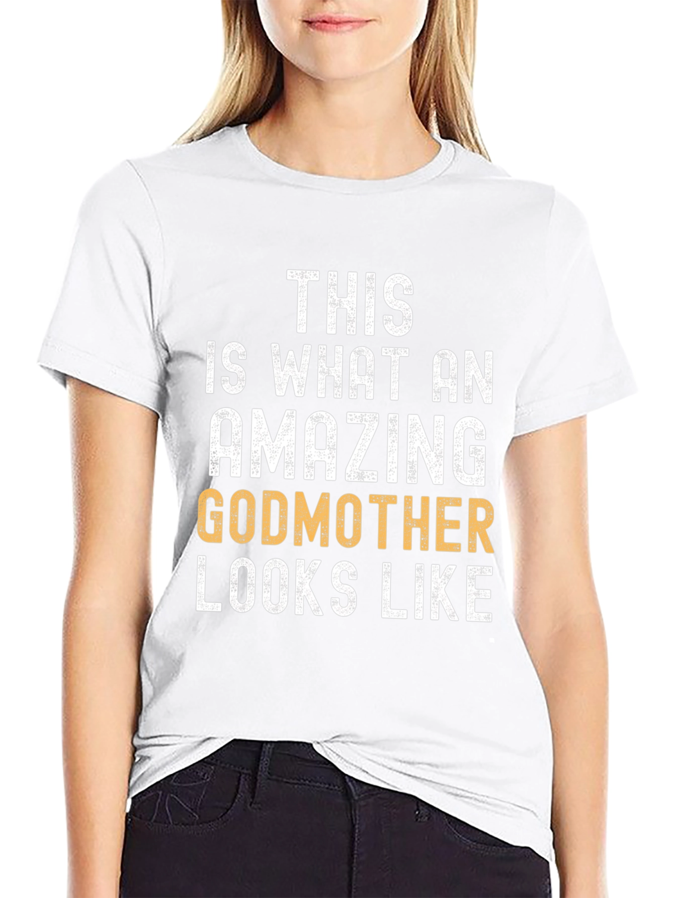 Amazing Godmother Graphic Tee - Black