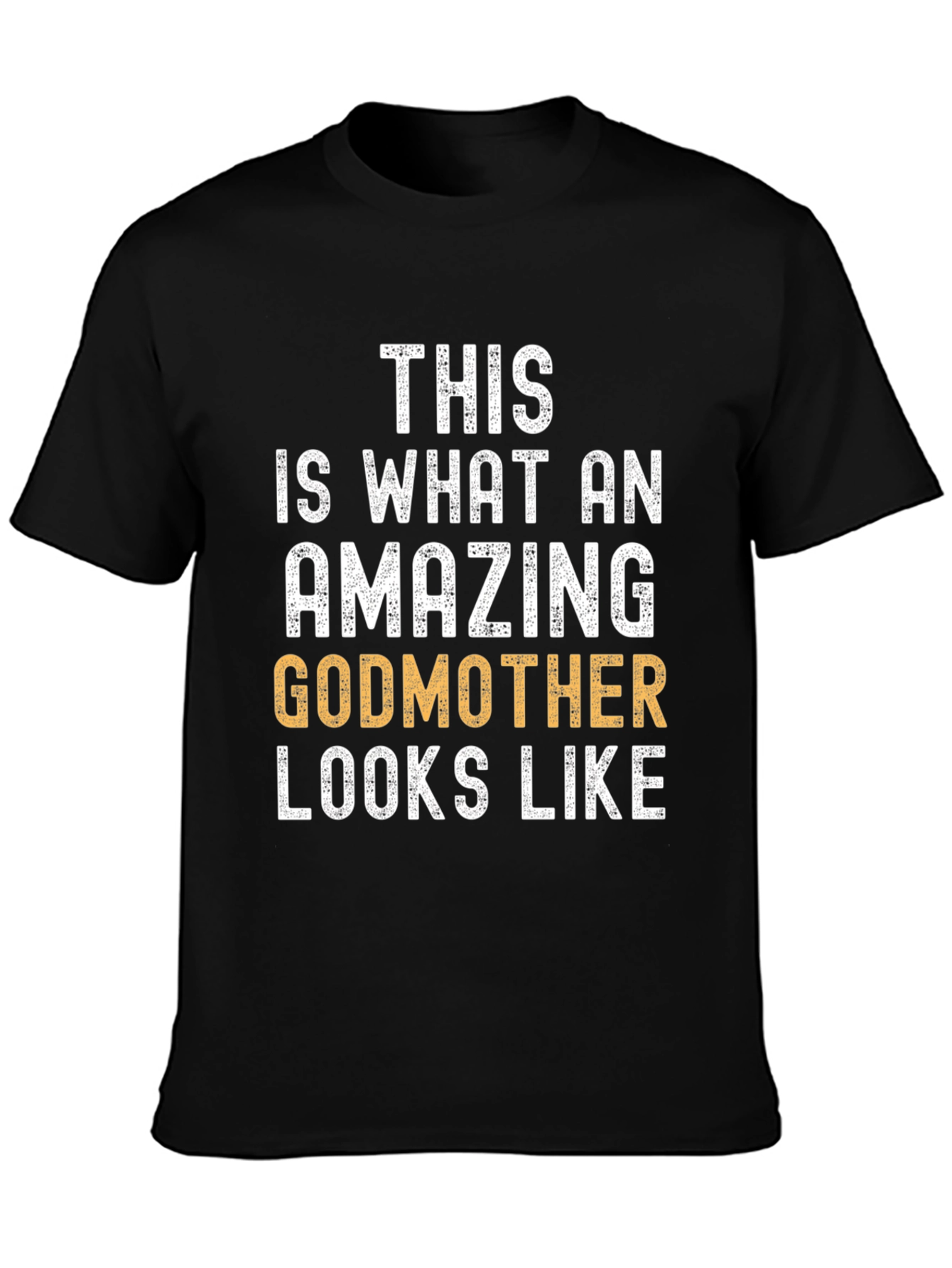 Amazing Godmother Graphic Tee - Black