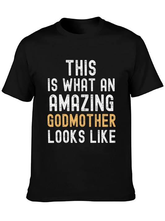 Amazing Godmother Graphic Tee - Black