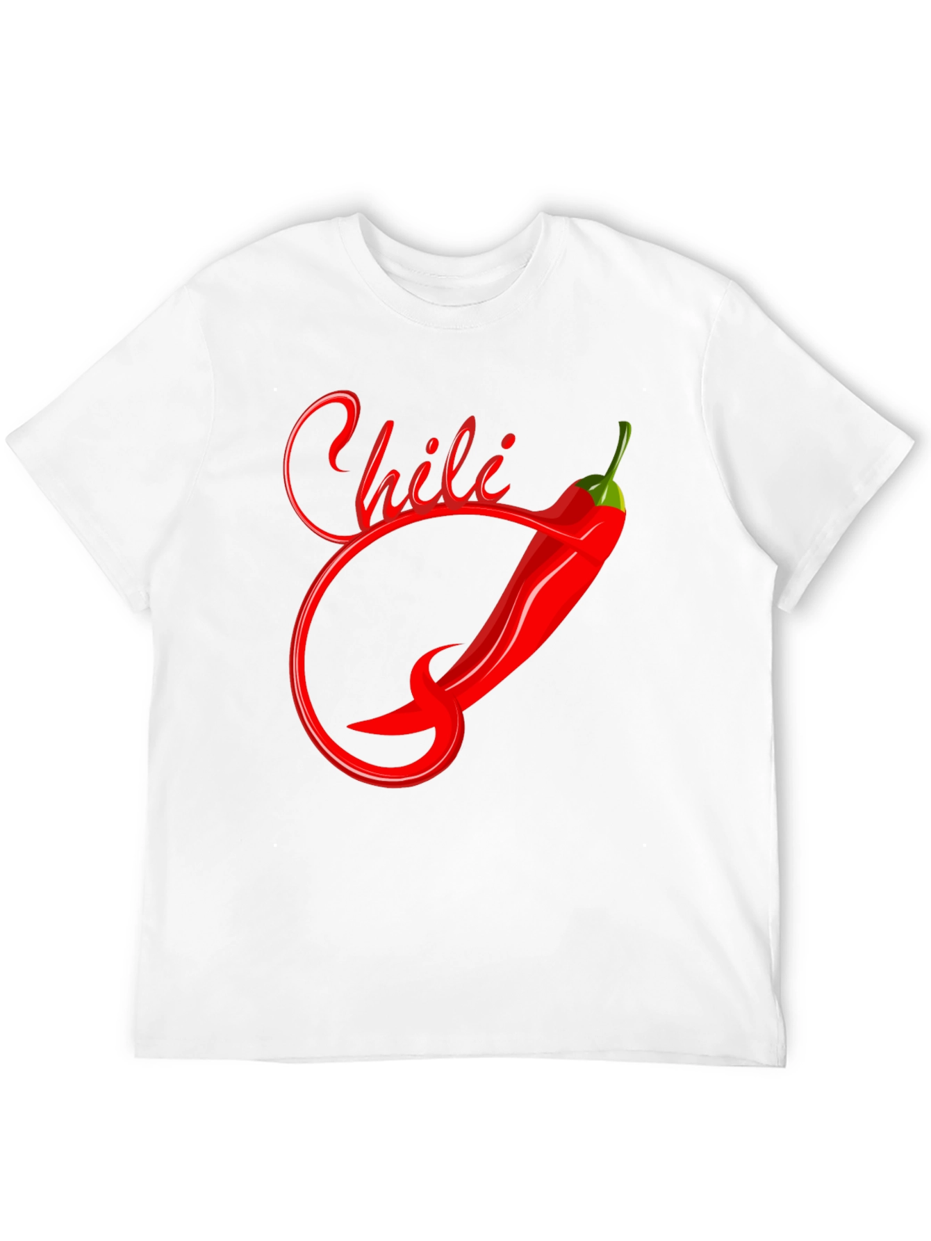 Chili Pepper Graphic T-Shirt - Black Cotton Tee