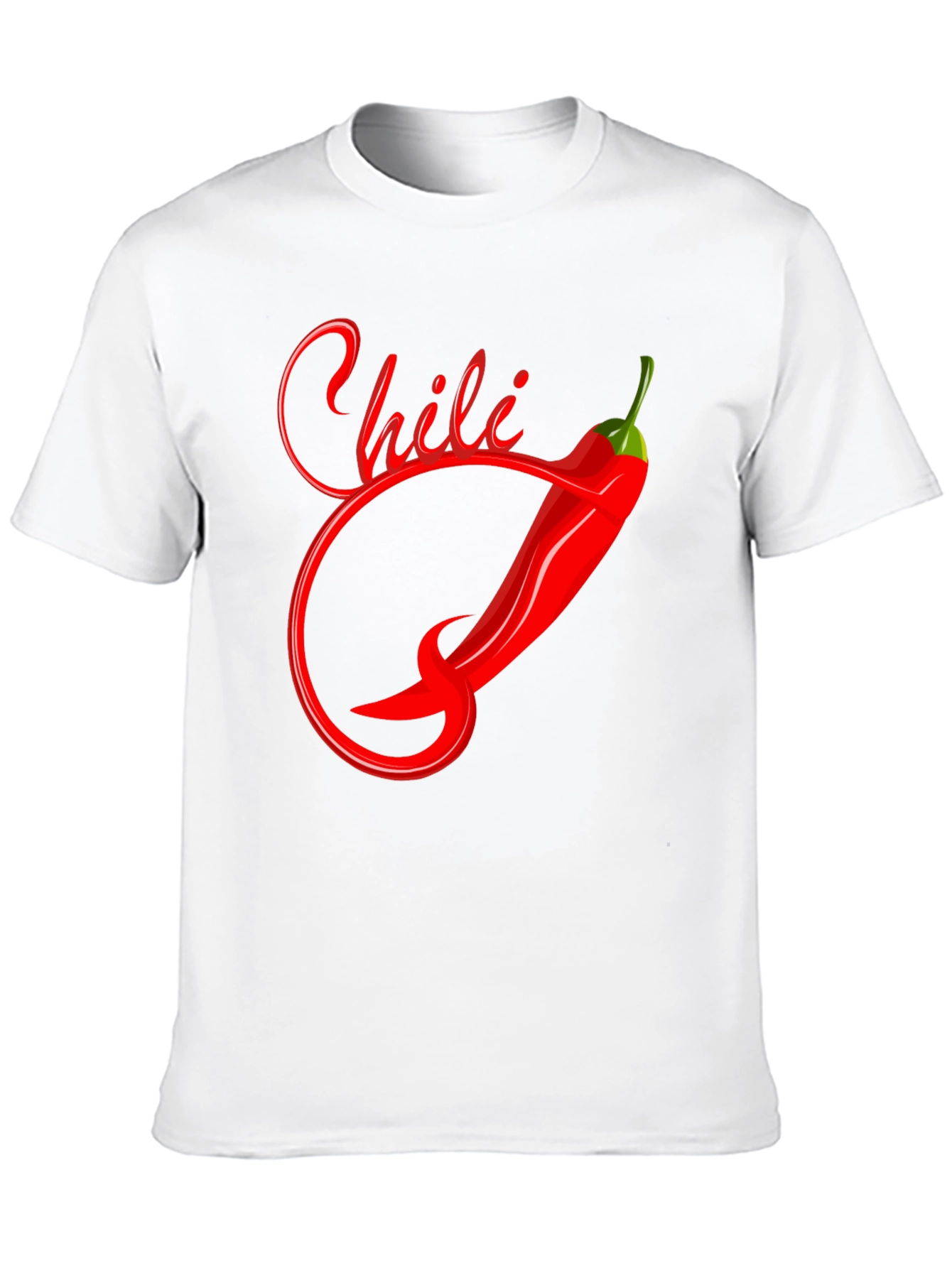 Chili Pepper Graphic T-Shirt - Black Cotton Tee
