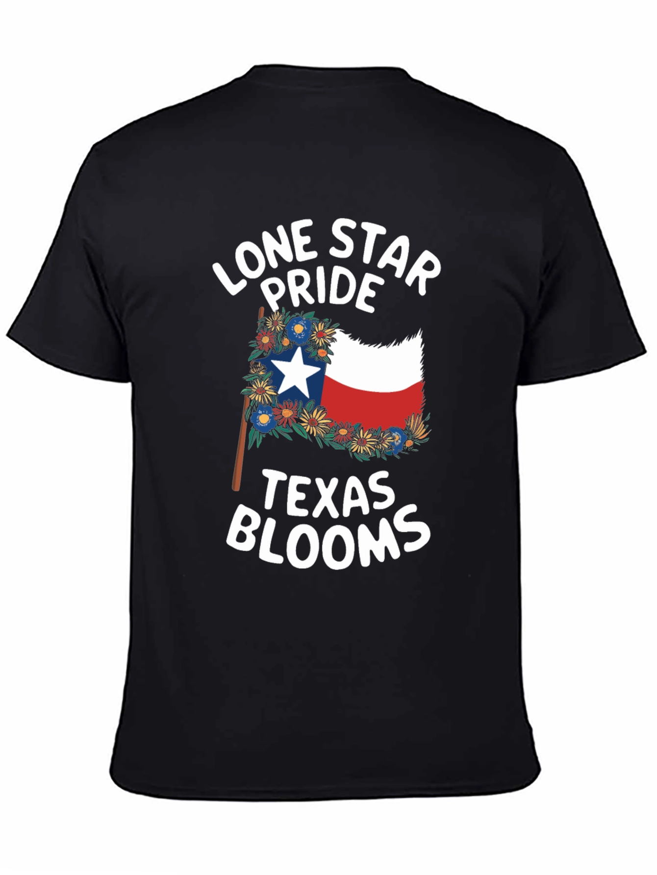 Texas Lone Star Pride Blooms T-Shirt