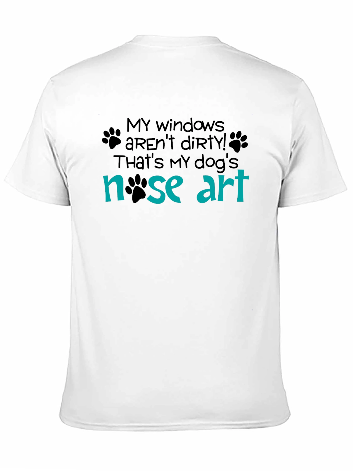 Dog Nose Art T-Shirt - Funny Pet Lover Tee
