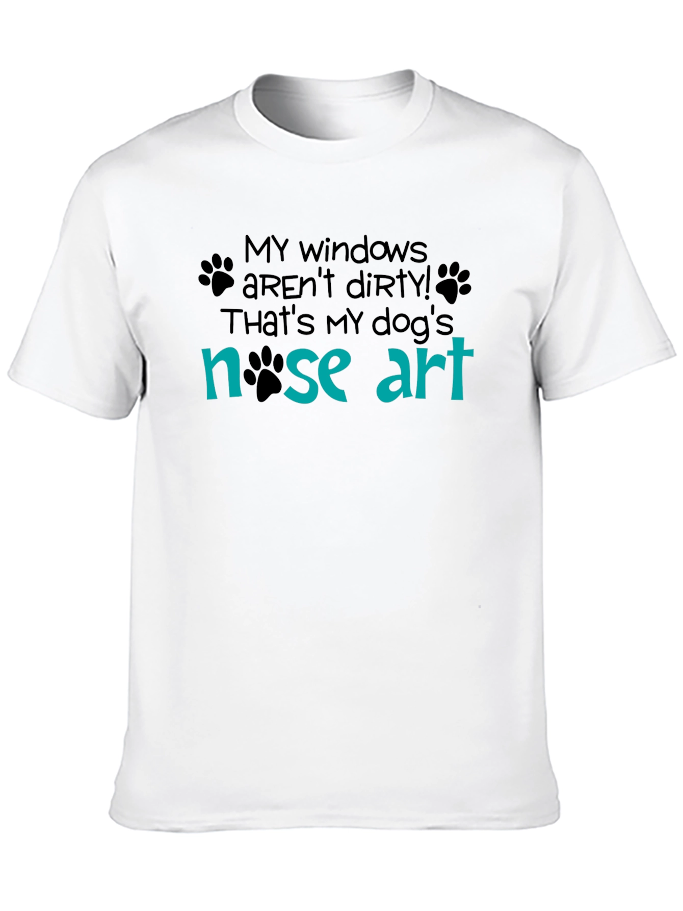 Dog Nose Art T-Shirt - Funny Pet Lover Tee