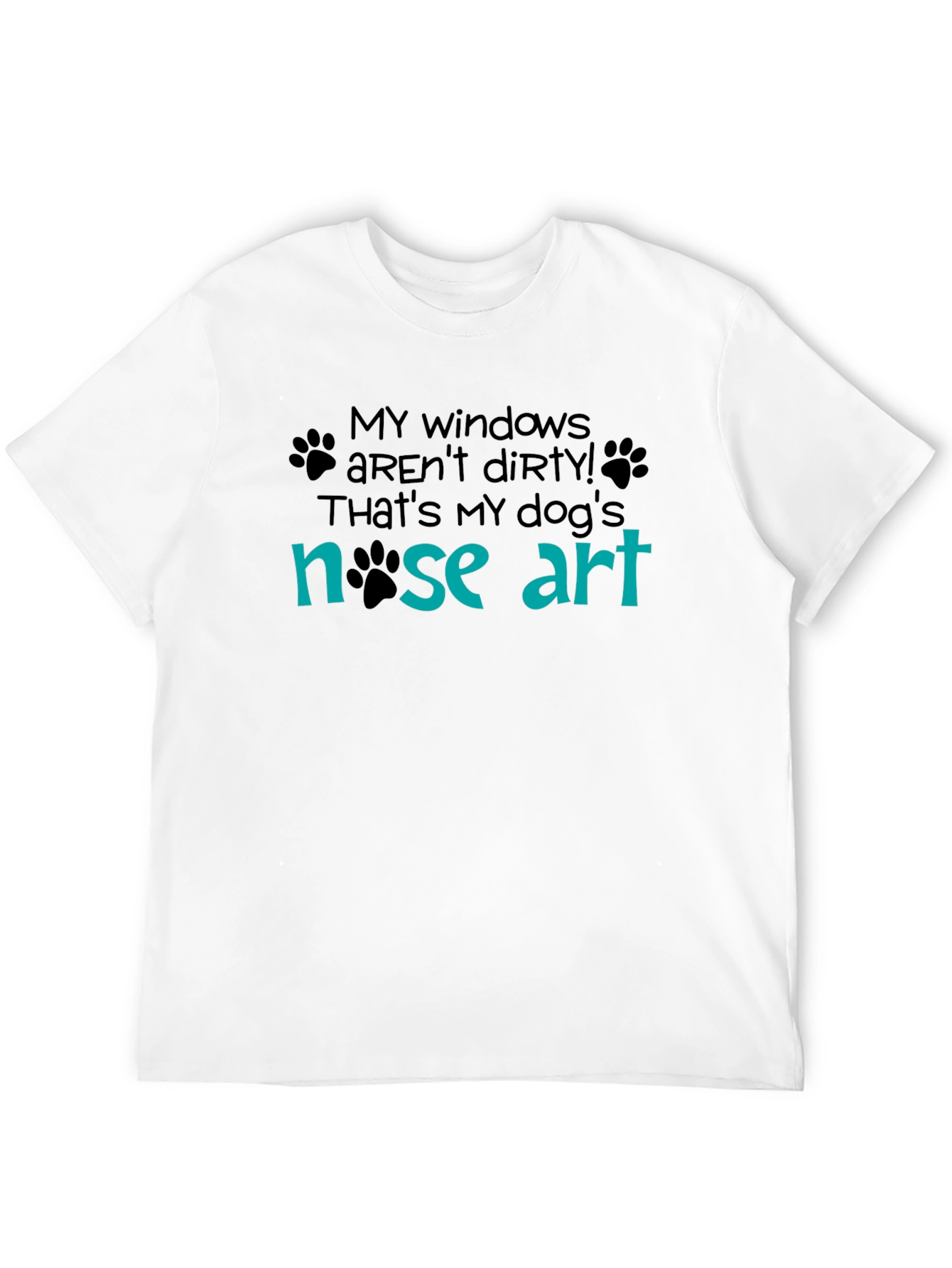 Dog Nose Art T-Shirt - Funny Pet Lover Tee