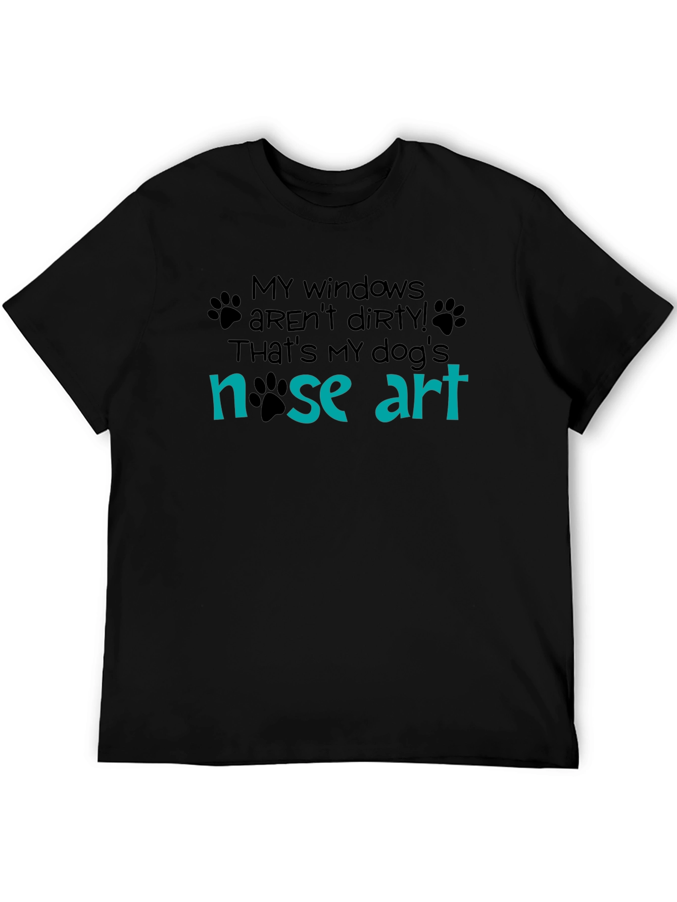 Dog Nose Art T-Shirt - Funny Pet Lover Tee