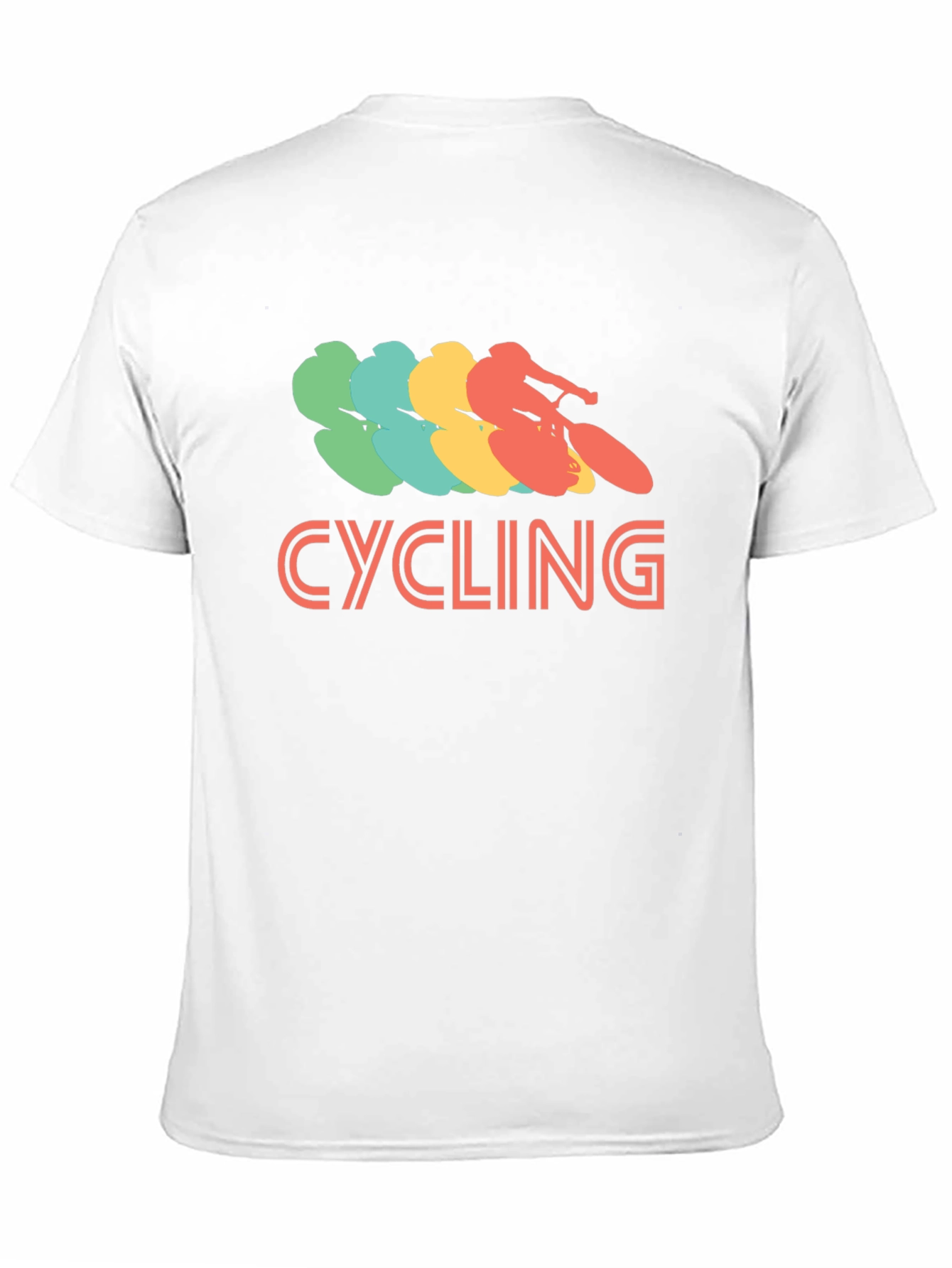 Cycling Retro Graphic T-Shirt - Casual Tee