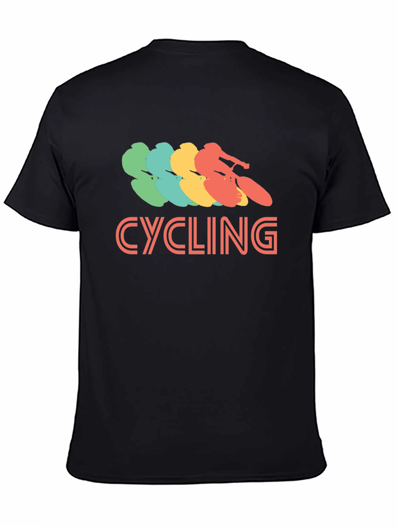 Cycling Retro Graphic T-Shirt - Casual Tee