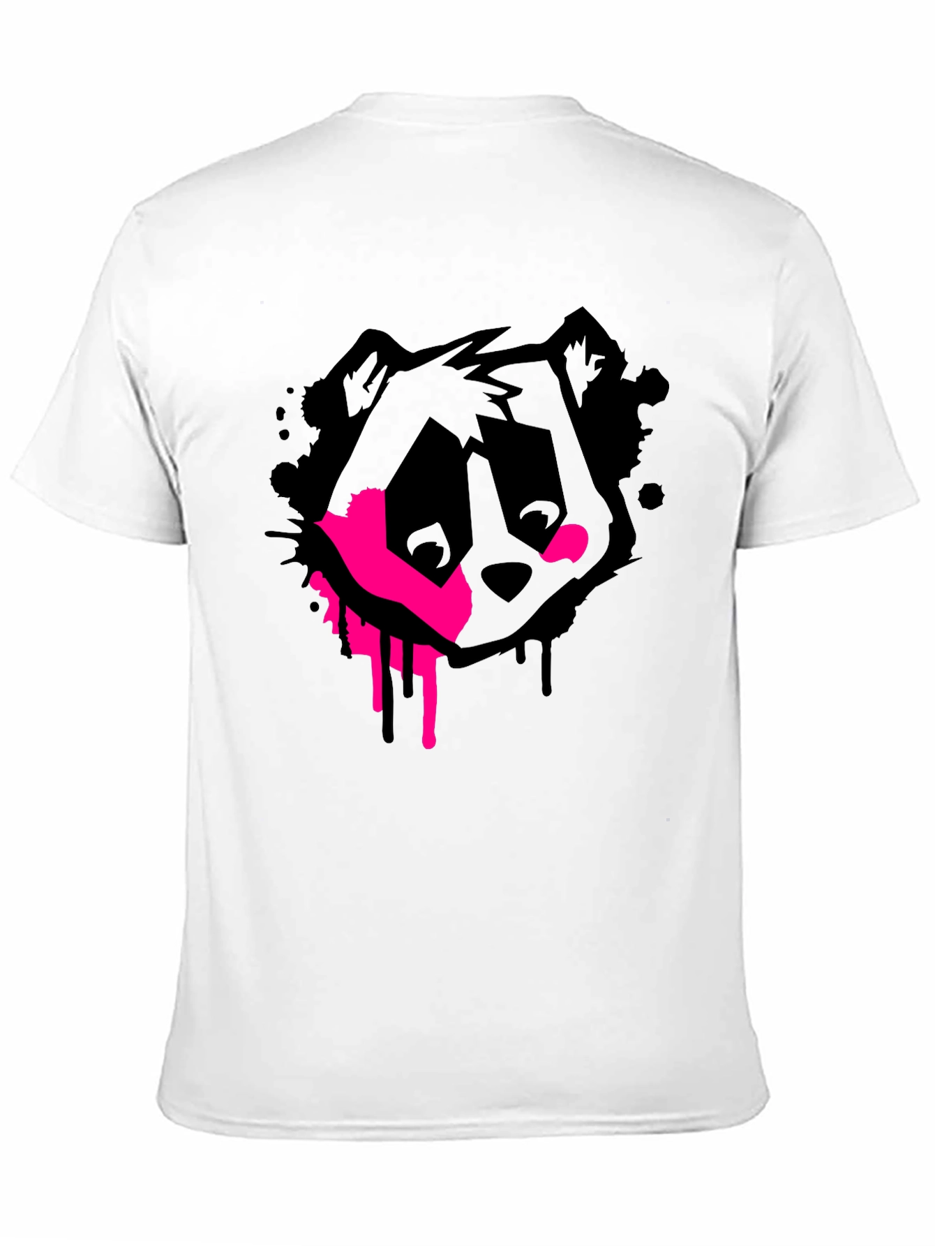 Black Bear Graffiti Graphic Tee - Modern Style