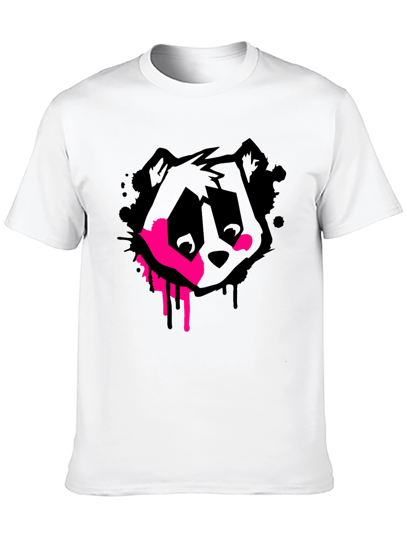 Black Bear Graffiti Graphic Tee - Modern Style