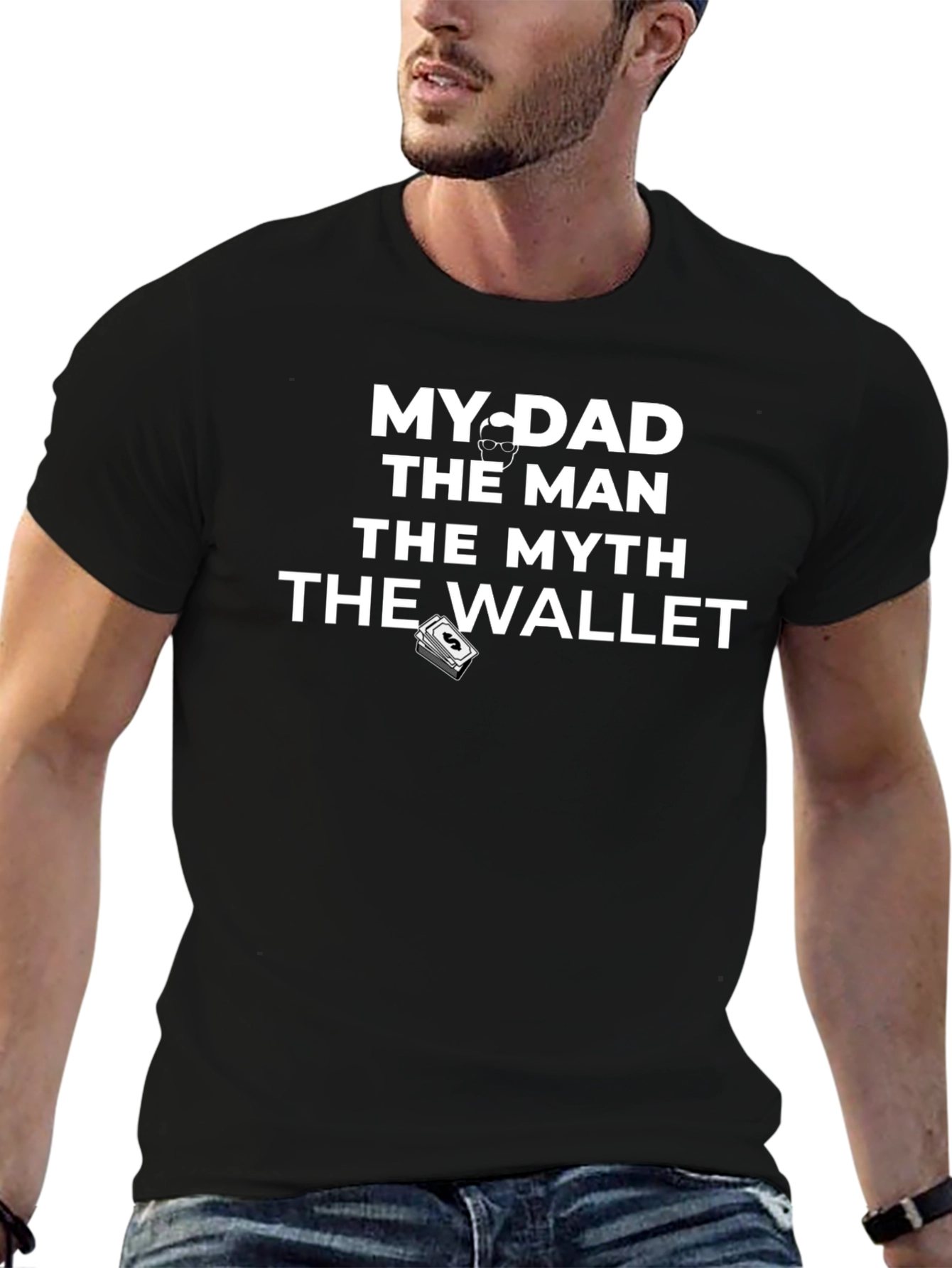 Dad The Man T-Shirt - Funny Fathers Day Tee