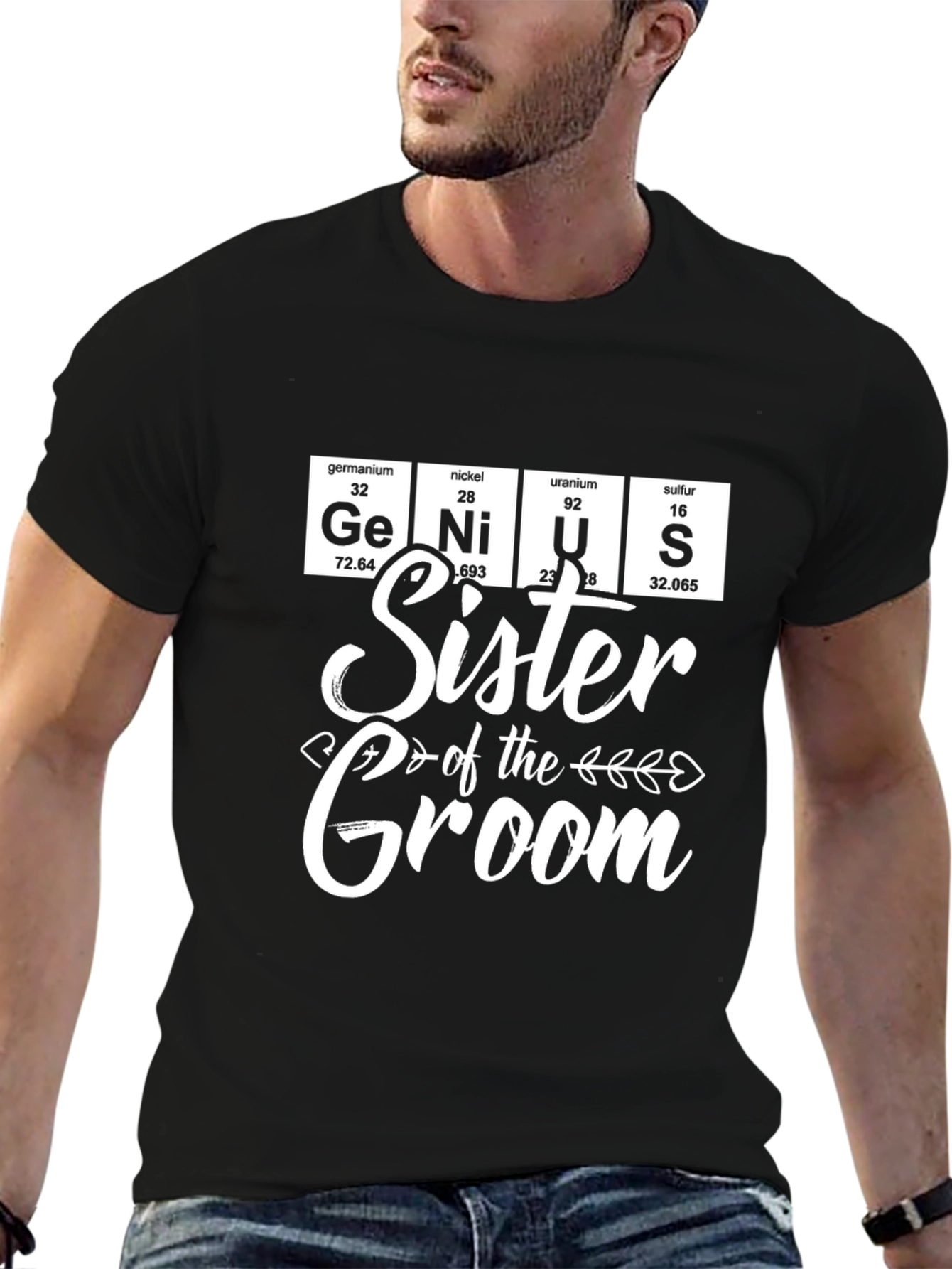 Sister of the Groom Genius T-Shirt