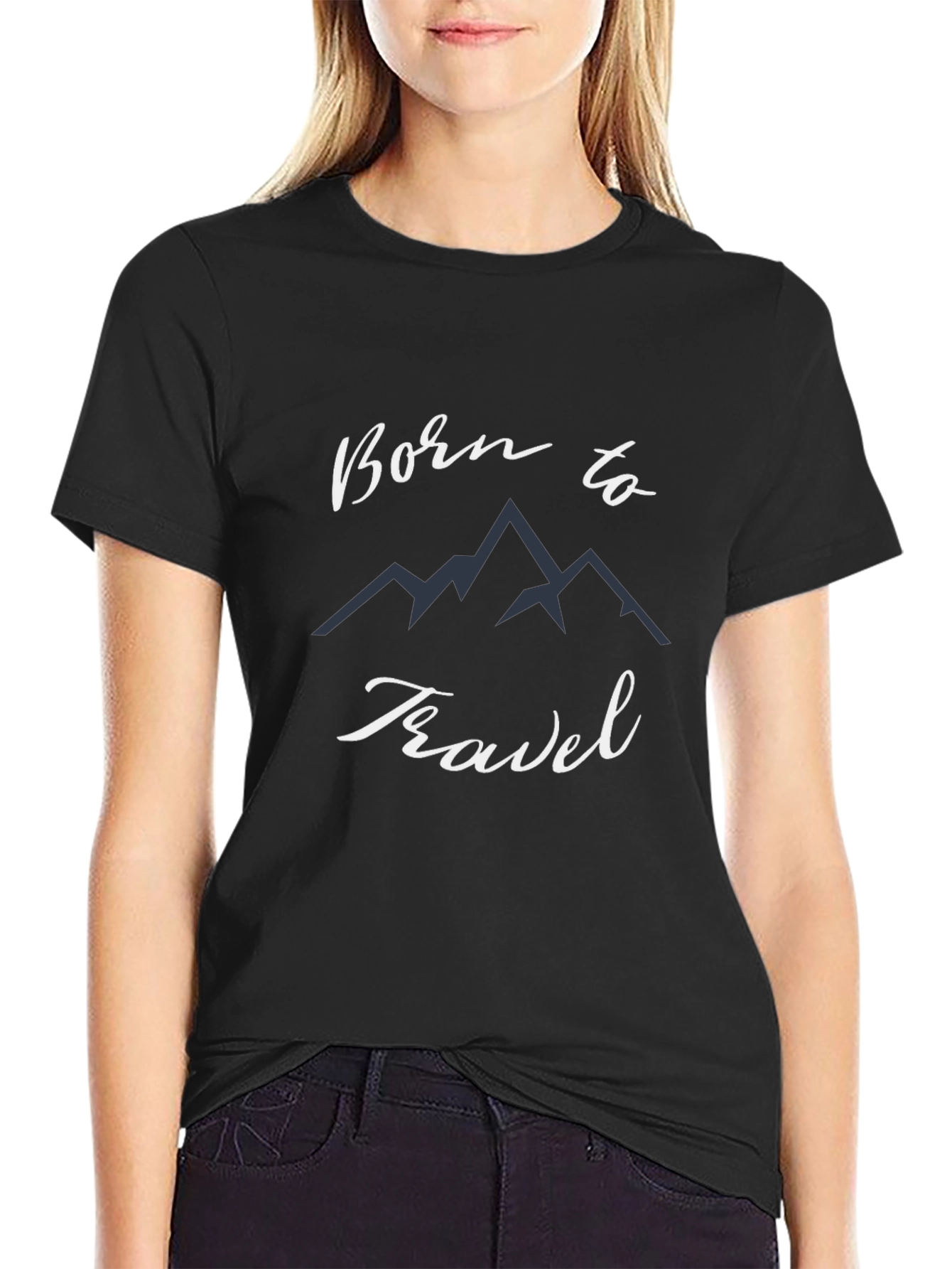 Born to Travel Graphic Tee - Adventure Shirt