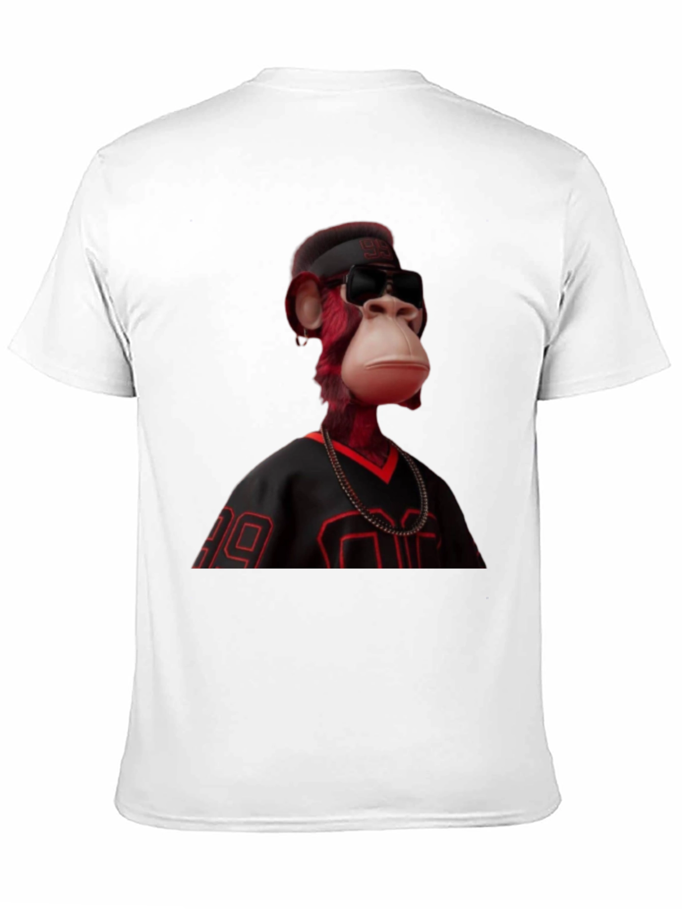 Bored Ape Graphic Tee - Black Jersey Style