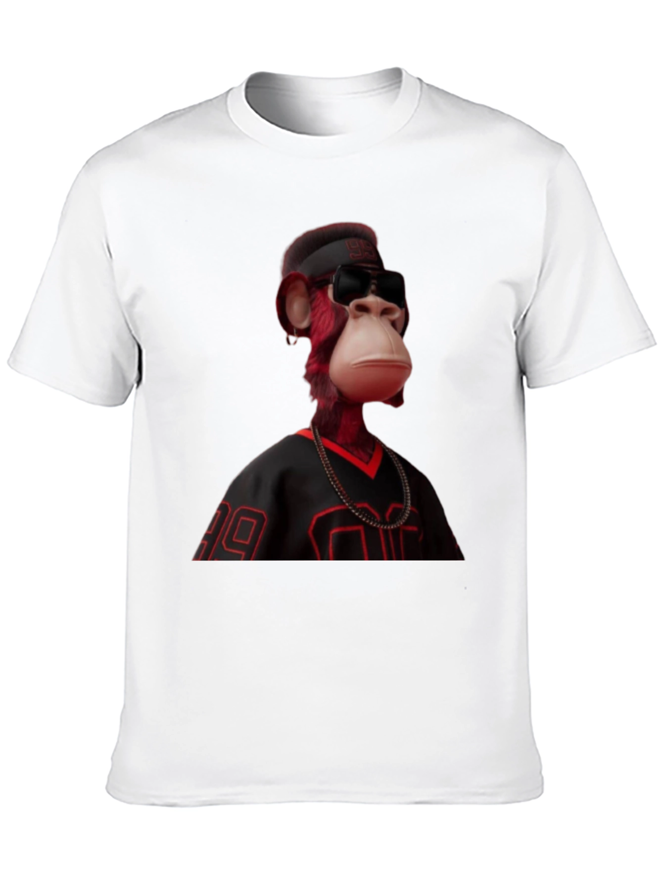 Bored Ape Graphic Tee - Black Jersey Style