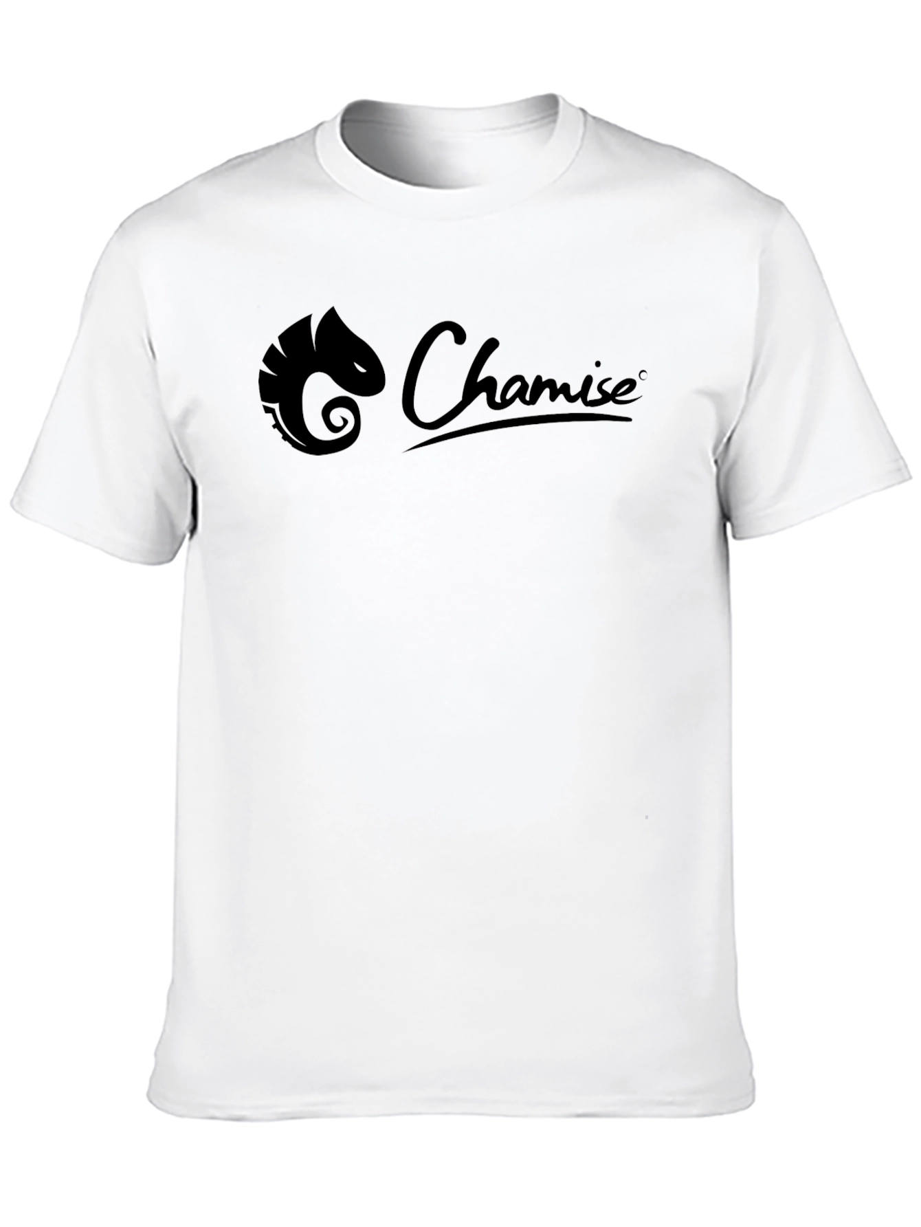 Black Chamise T-Shirt with Reptile Logo