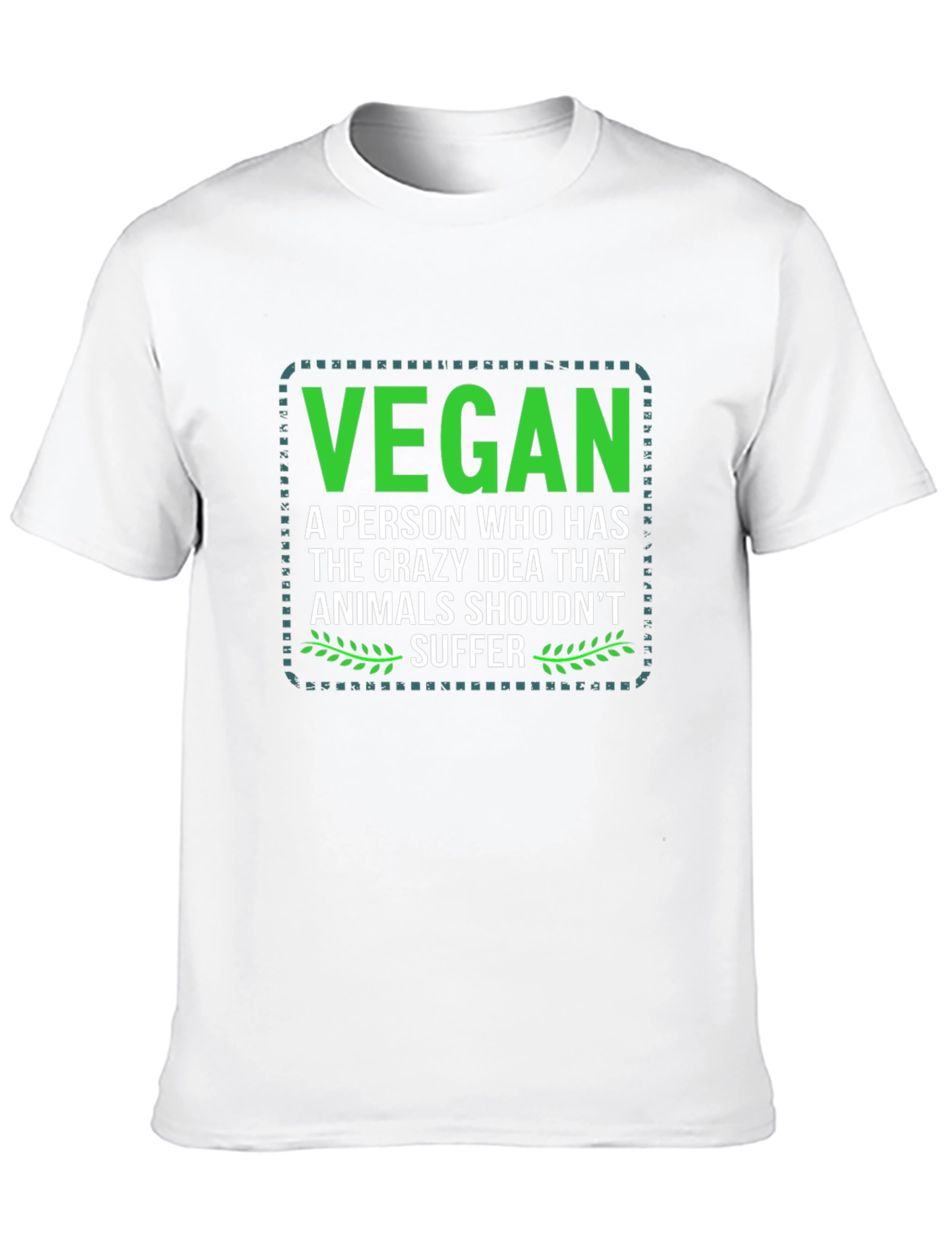 Vegan Statement Tee - Animals Shouldnt Suffer