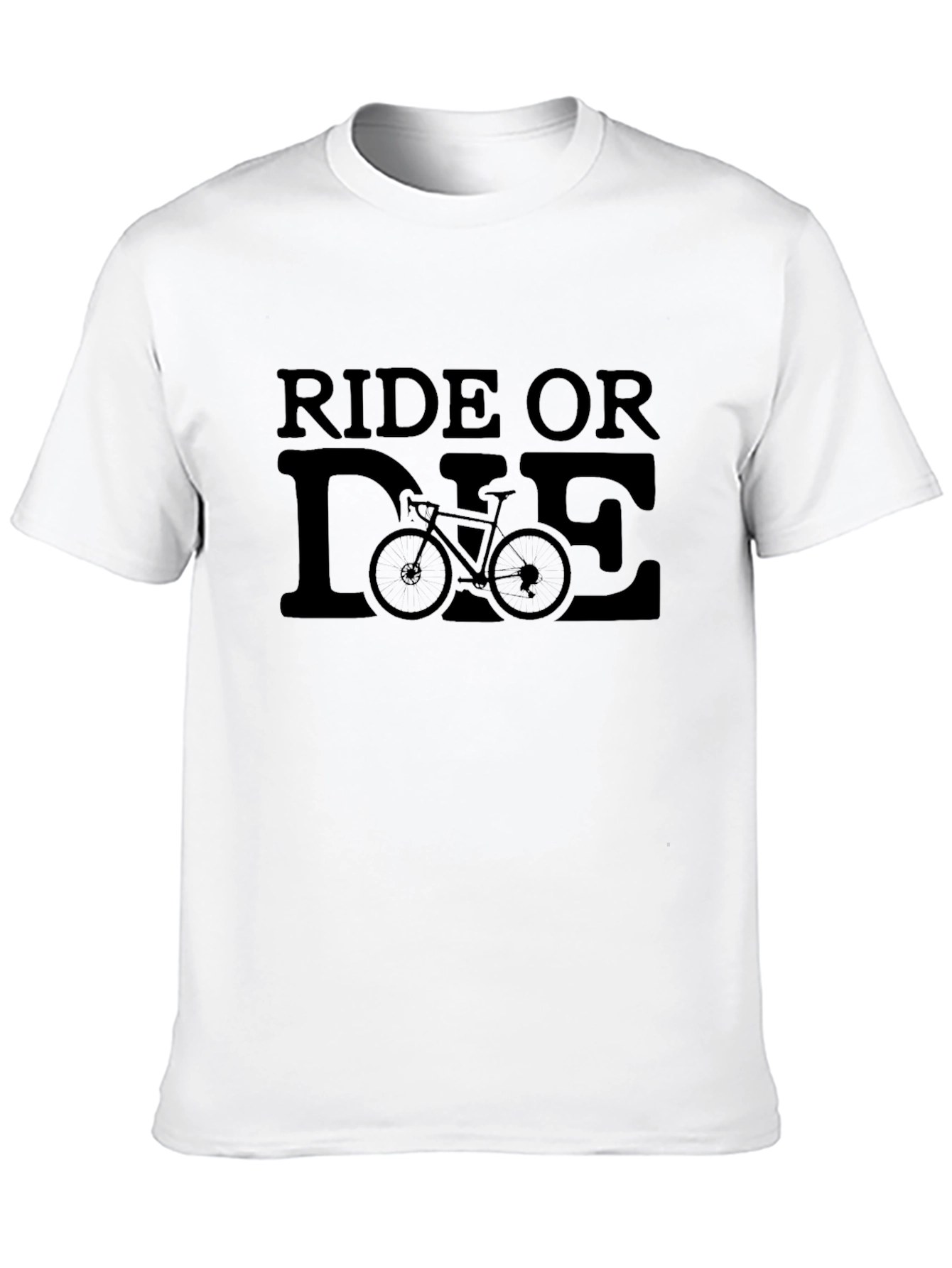 Ride or Die Bicycle Graphic T-Shirt