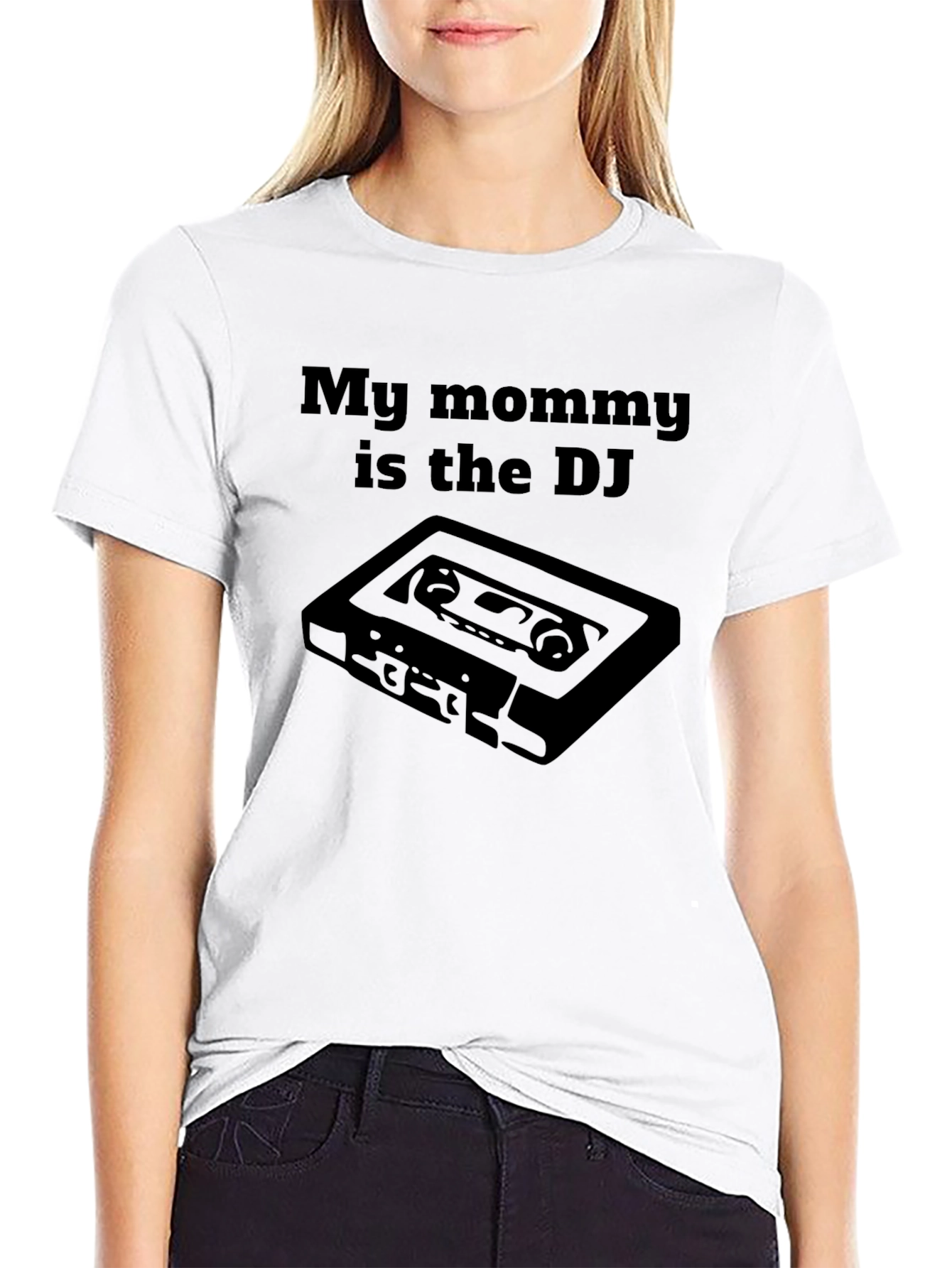 My Mommy is the DJ Cassette Tape Graphic Tee