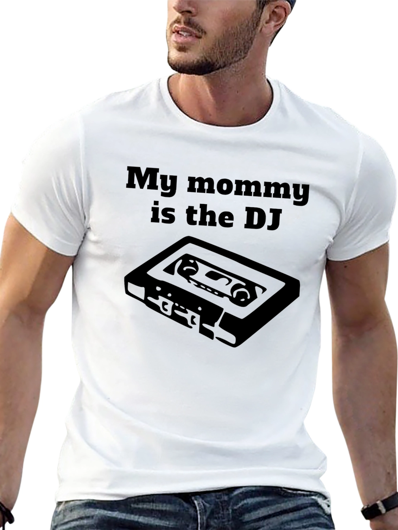 My Mommy is the DJ Cassette Tape Graphic Tee