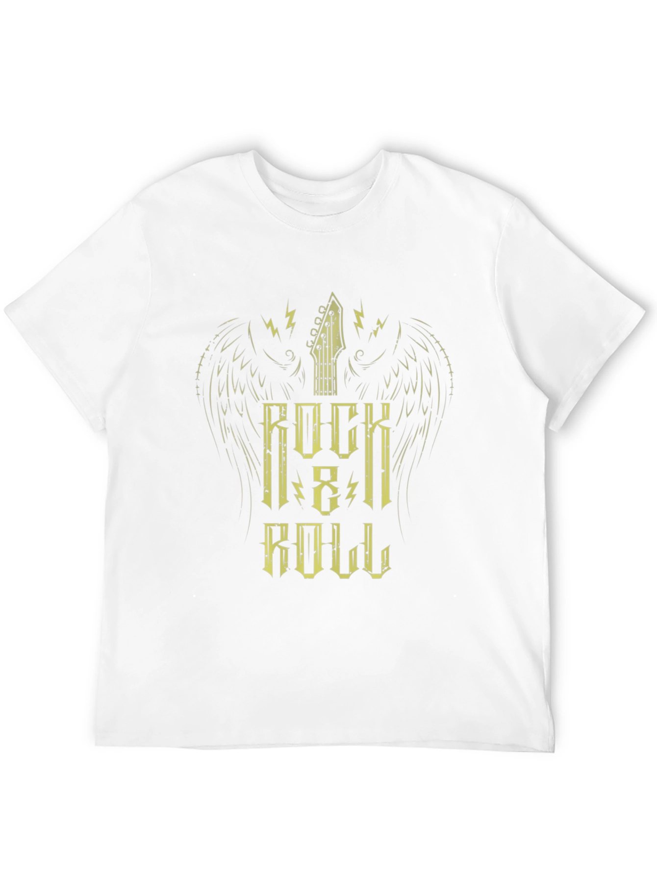 Rock & Roll Guitar Wing Graphic T-Shirt