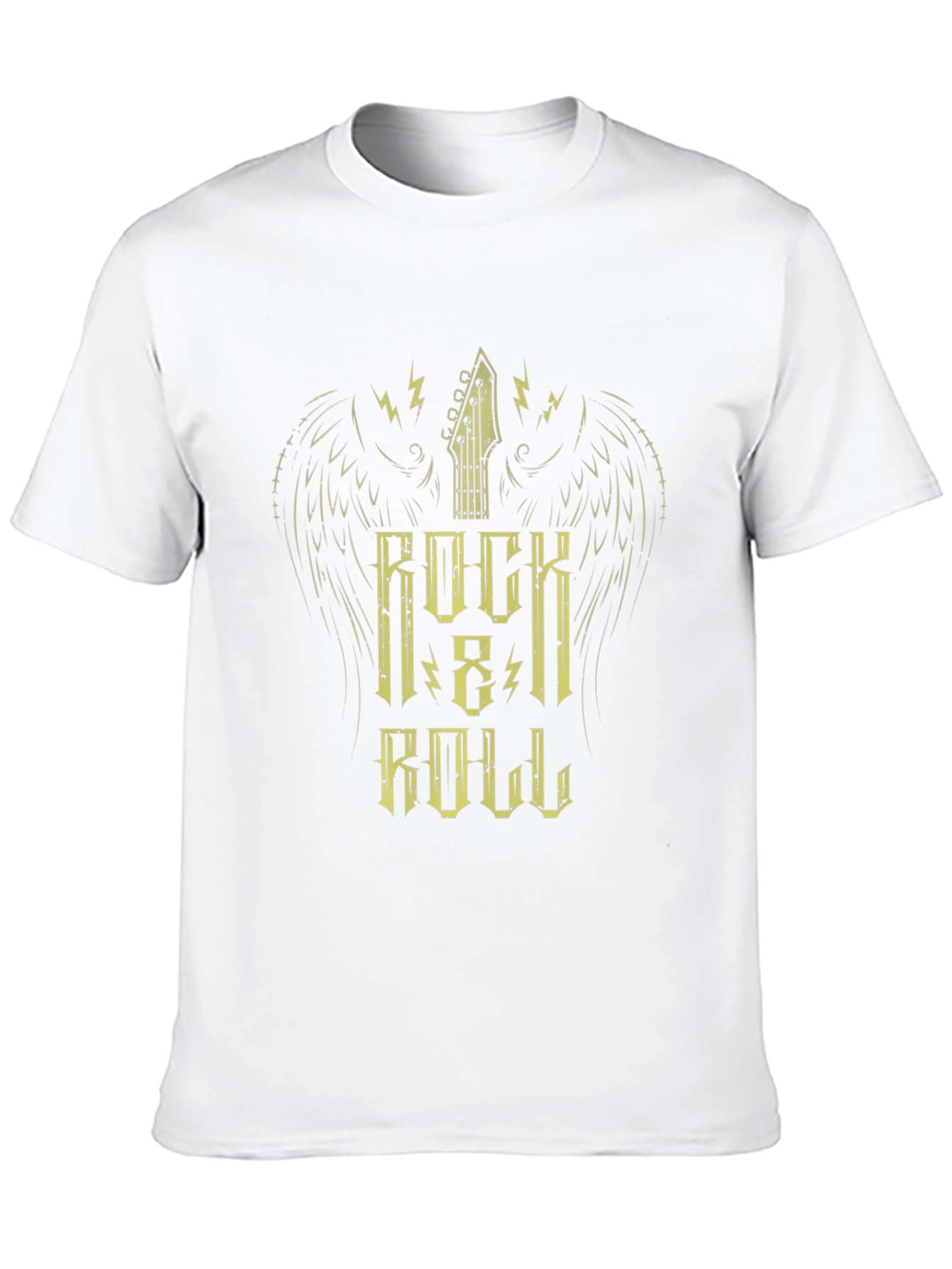 Rock & Roll Guitar Wing Graphic T-Shirt
