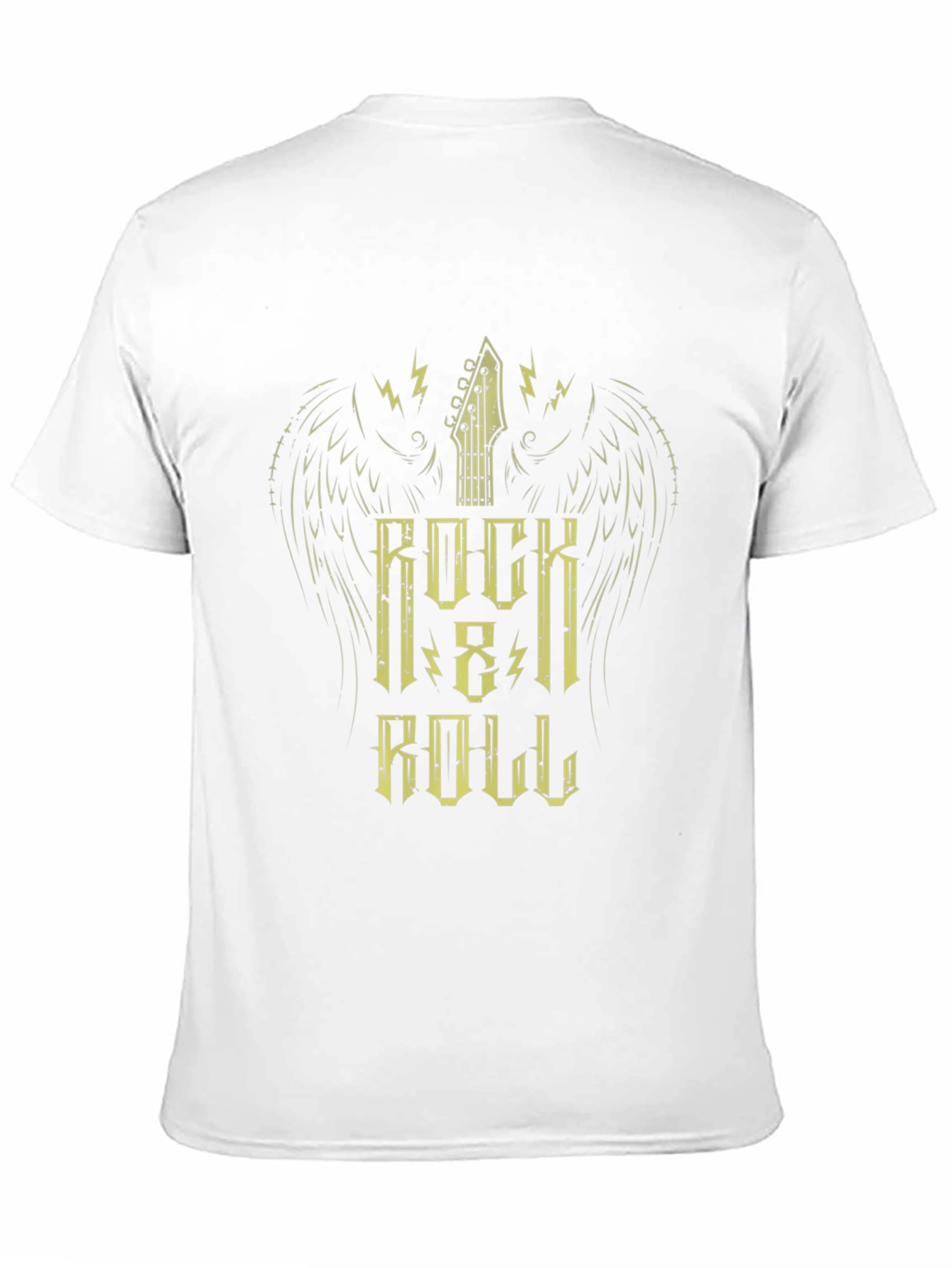 Rock & Roll Guitar Wing Graphic T-Shirt