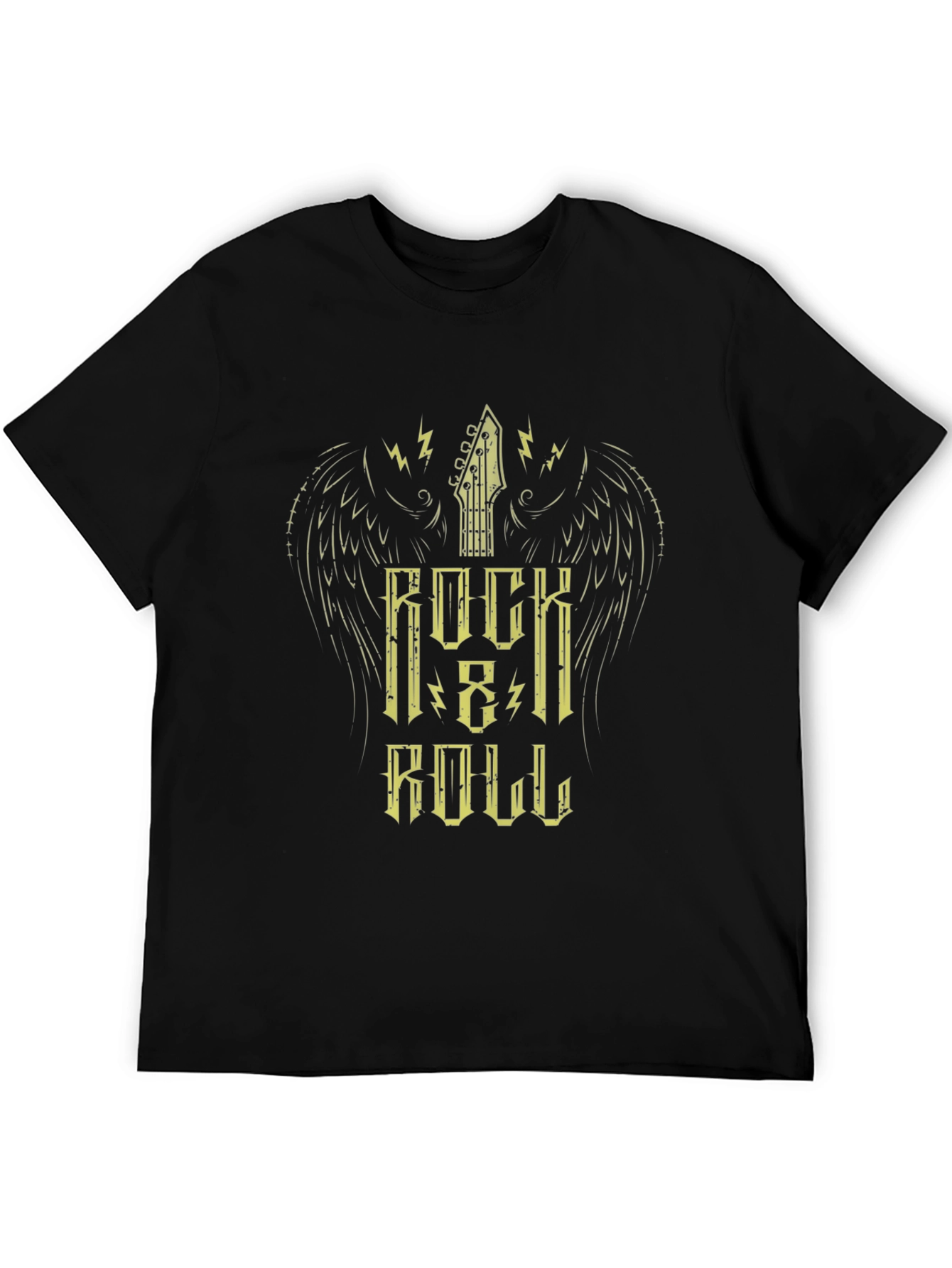 Rock & Roll Guitar Wing Graphic T-Shirt