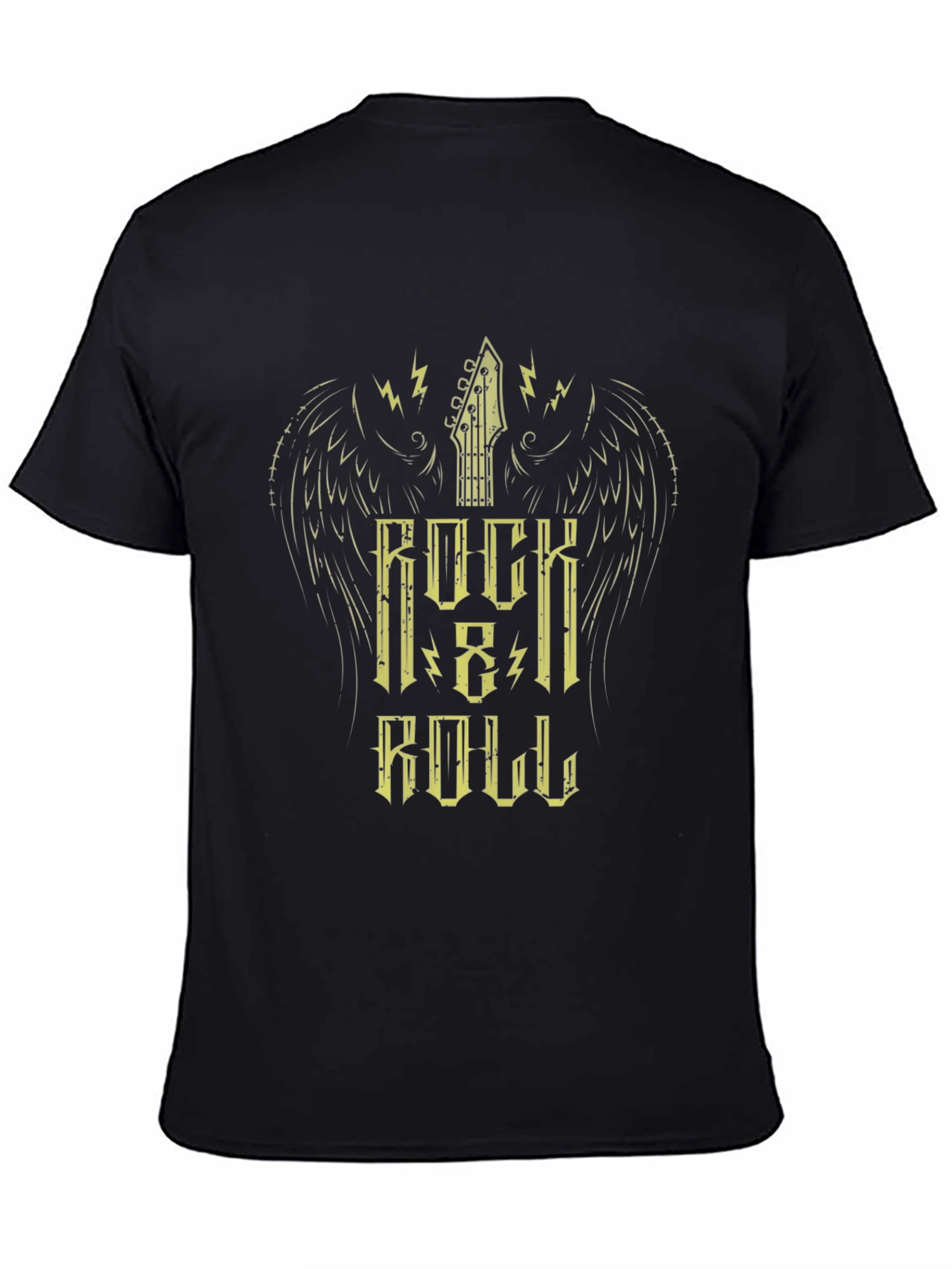 Rock & Roll Guitar Wing Graphic T-Shirt