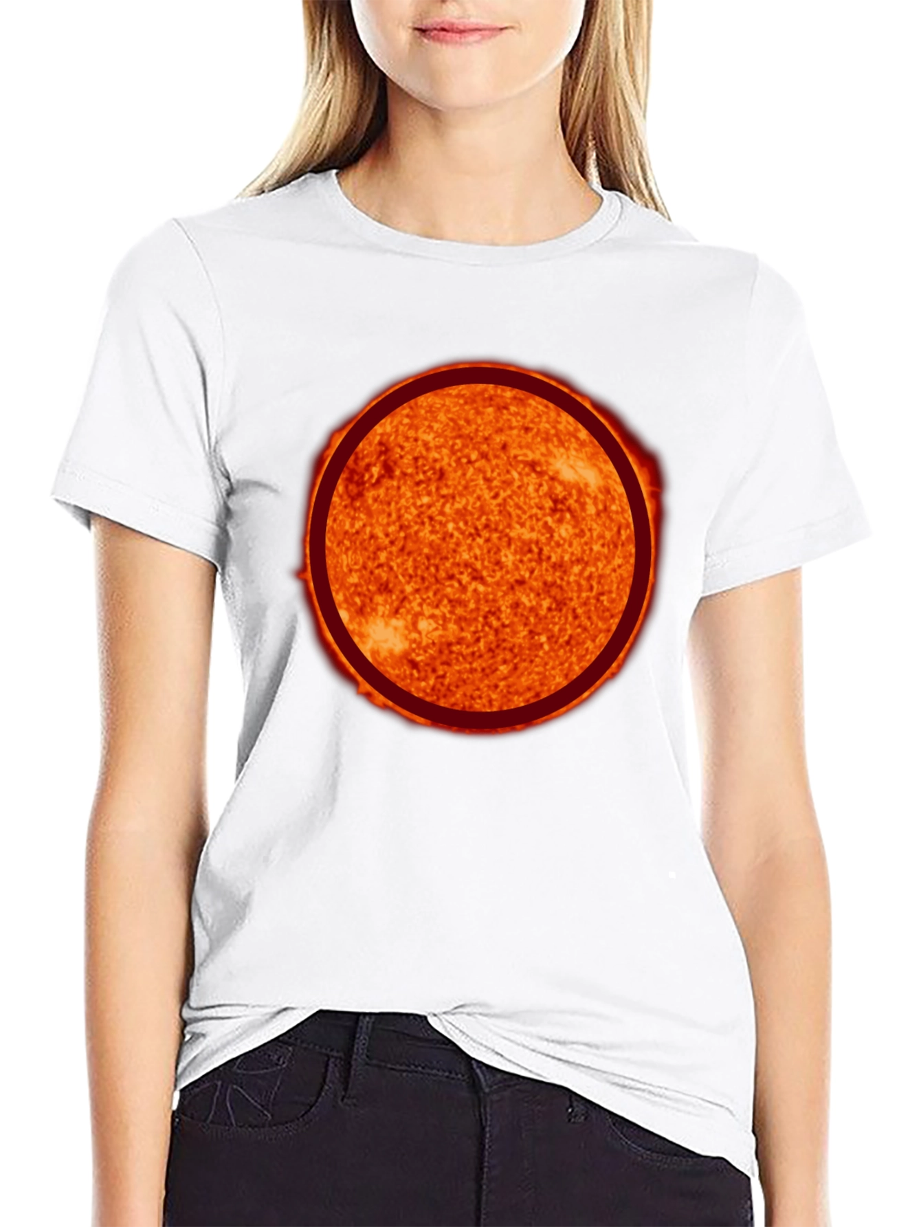 Sun Graphic Black T-Shirt