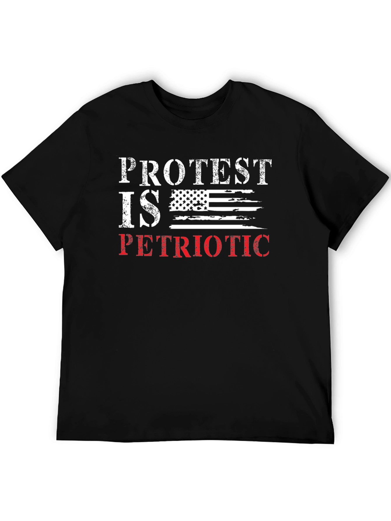 Protest is Patriotic T-Shirt - American Flag