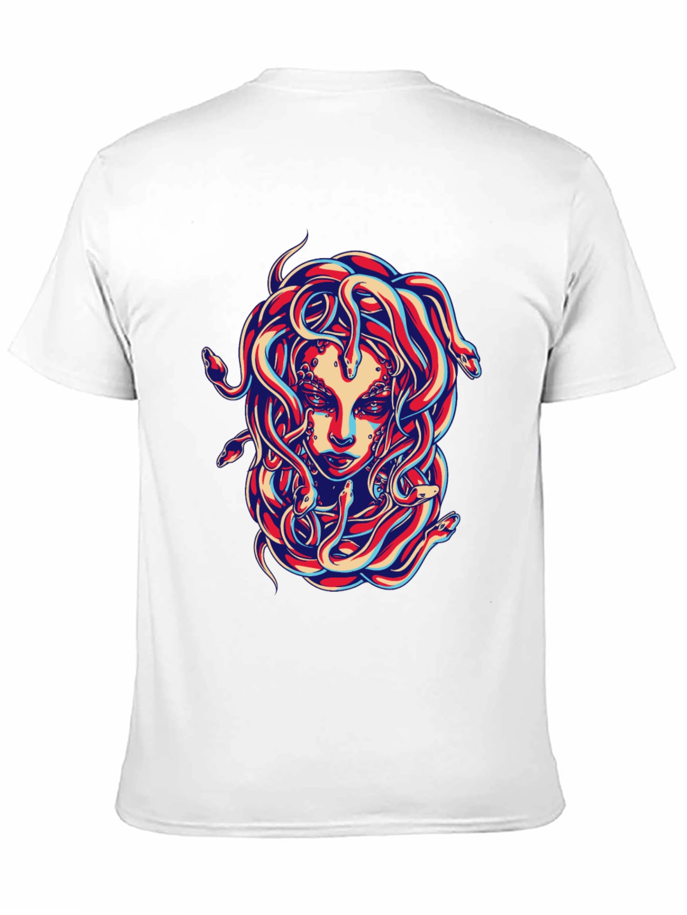 Medusa Graphic Tee - Bold Snake Design!