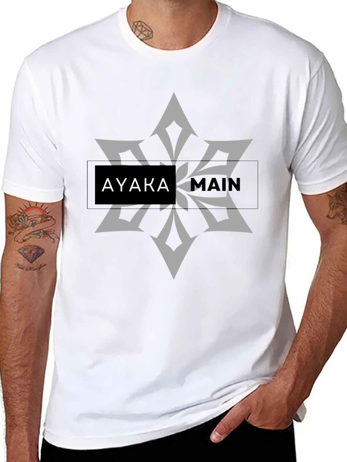 Ayaka Main T-Shirt - Genshin Impact Style